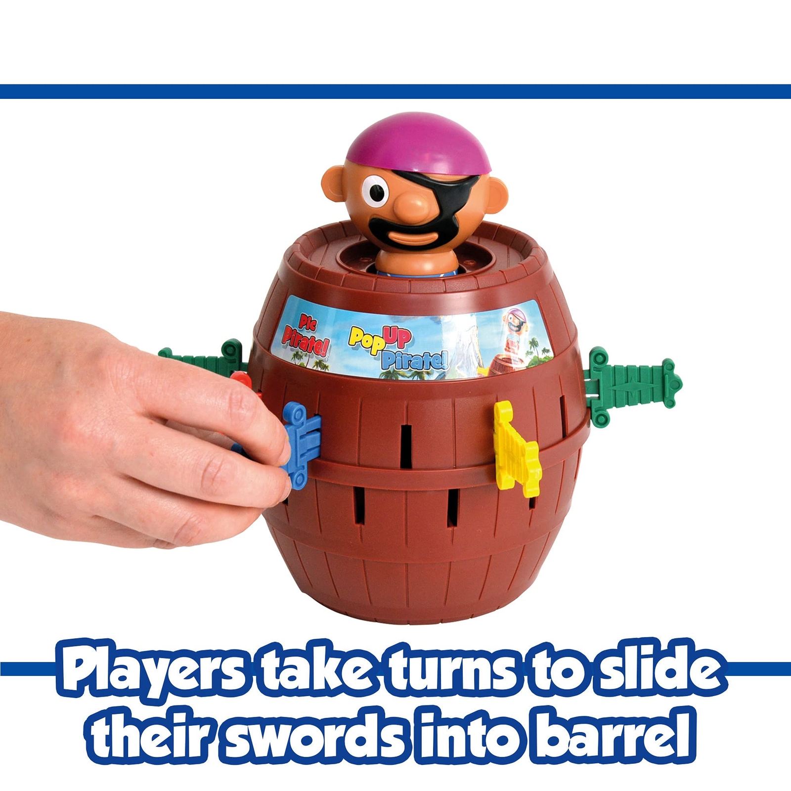 TOMY Pop-Up Pirate Board Game – Fun Family Game Night Activity for Kids Ages 4+