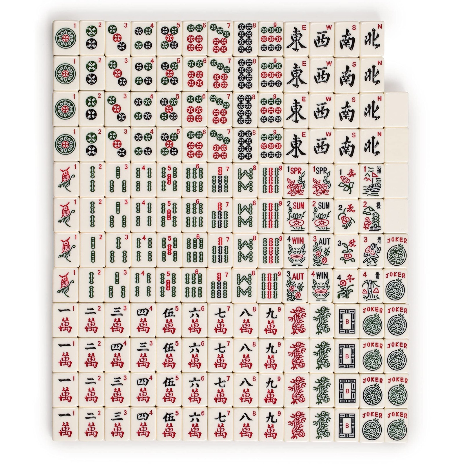 Yellow Mountain Imports American Mahjong Set, Heather with Soft Case – All-in…