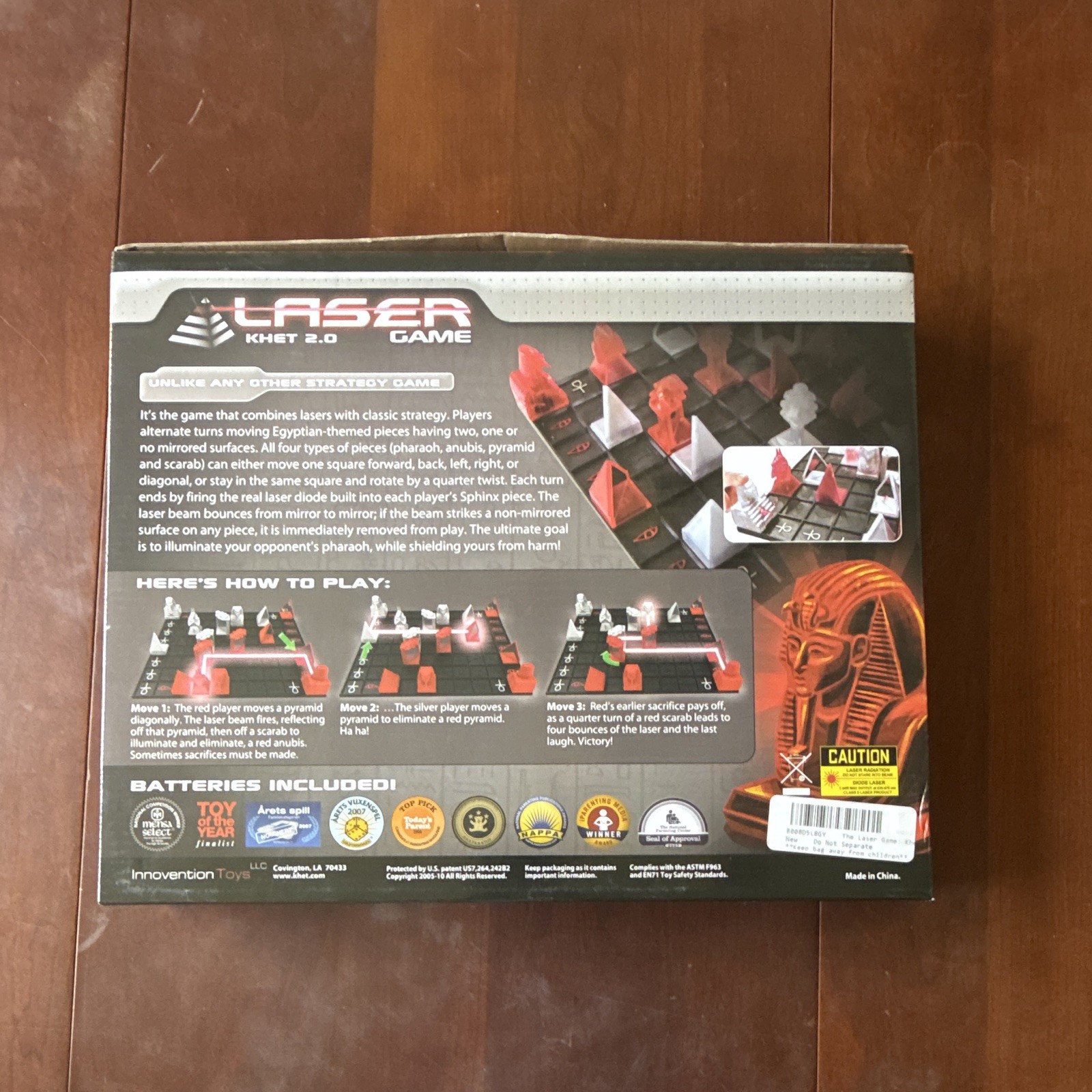 Innovention Toys Khet 2.0 Laser Game Mensa Award 2 Players Ages 9+