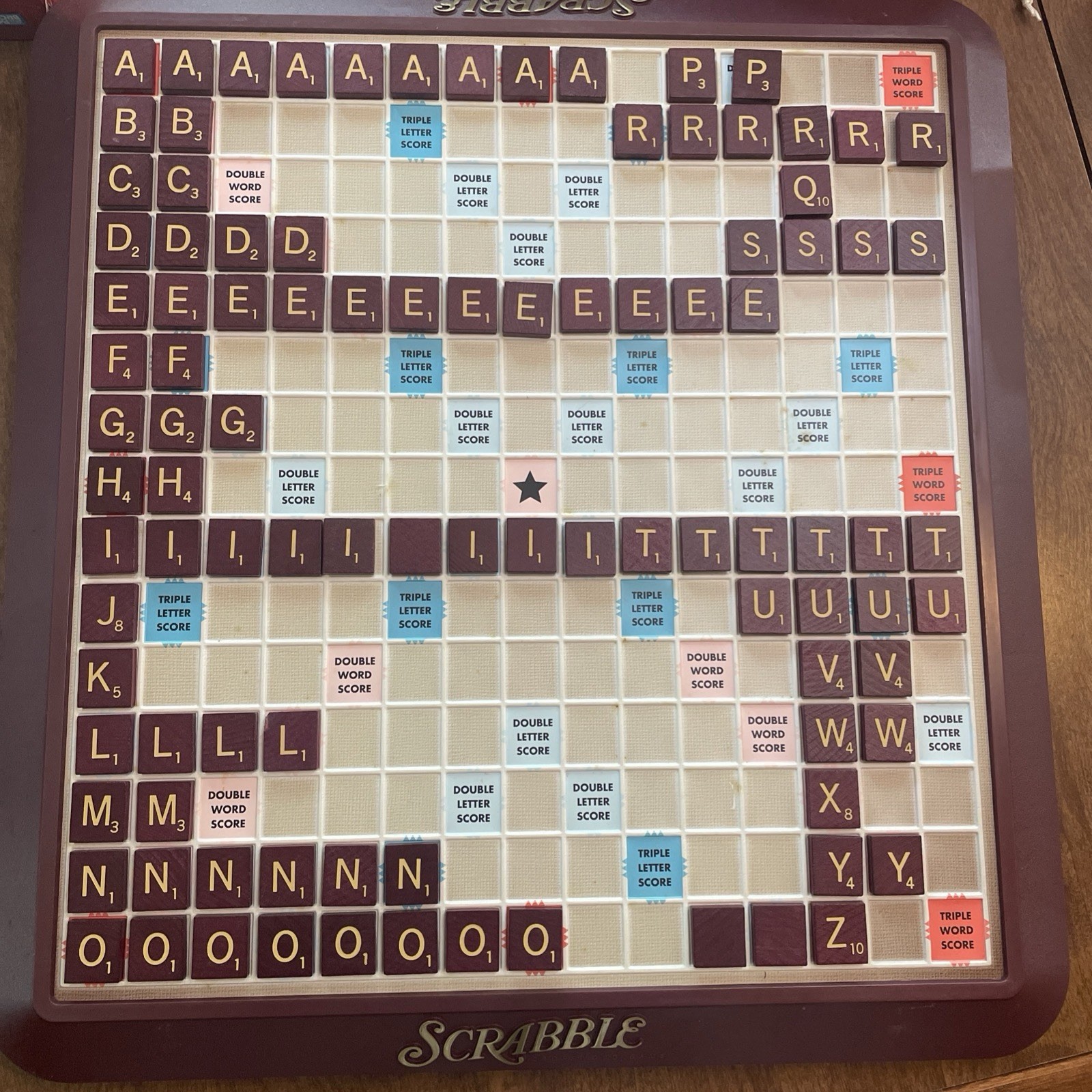 Scrabble Deluxe Turntable Crossword Game Parker Brothers Hasbro 2001 COMPLETE