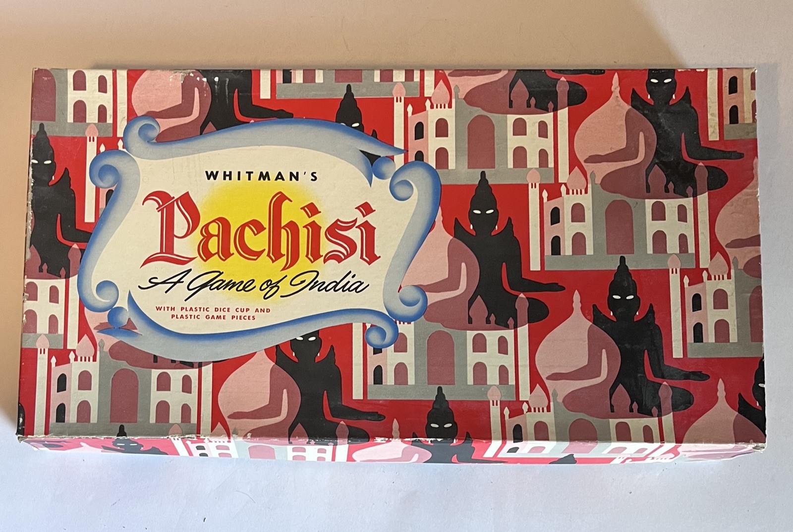 Vintage Whitman’s Pachisi/Parcheesi: A Game of India Board Game Complete