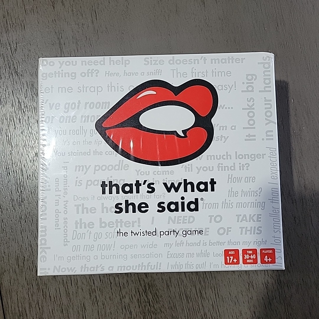 The Office Reference “That’s What She Said” The Party Game of Twisted Innuendos