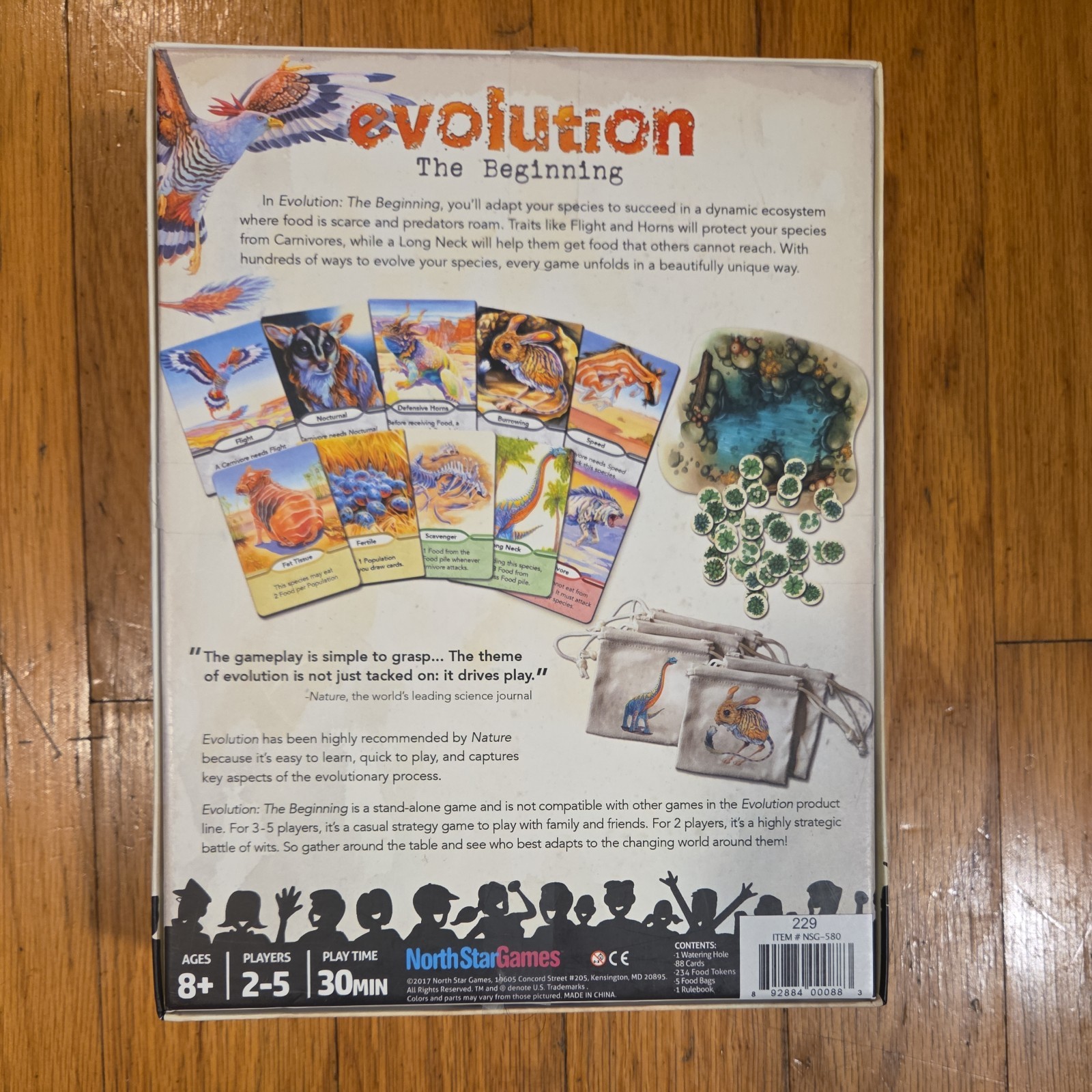 Evolution: The Beginning North Star Games Science Family Board Game