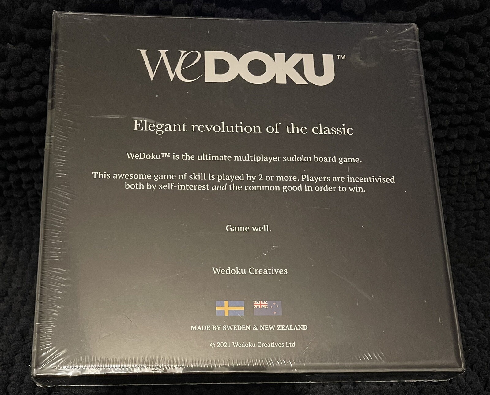 Sudoku Board Game Multi Player Wedoku Creatives Sweden & New Zealand NEW!