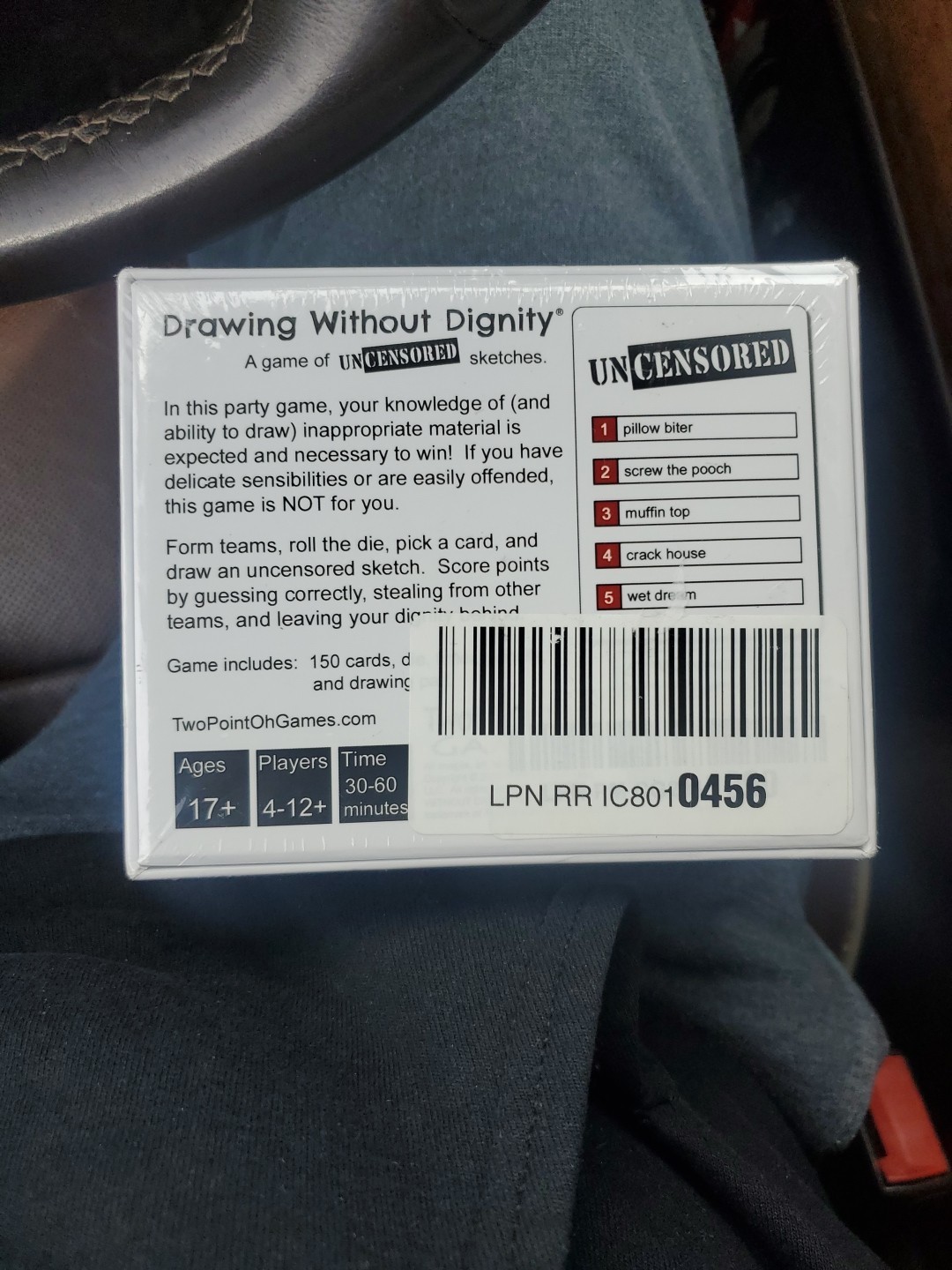 Drawing Without Dignity – Adult Party Game of Uncensored Sketches Sealed