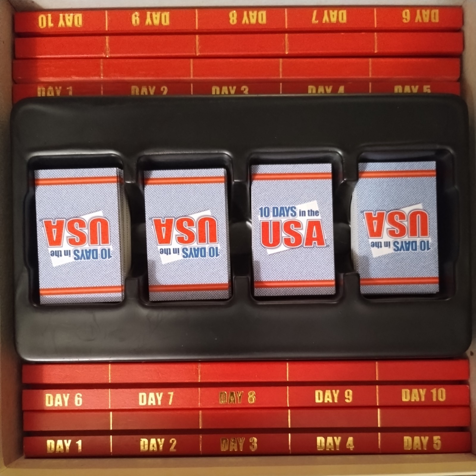 Vintage 1st Edition! 10 Days In The USA “Out Of The Box” Board Game COMPLETE!!