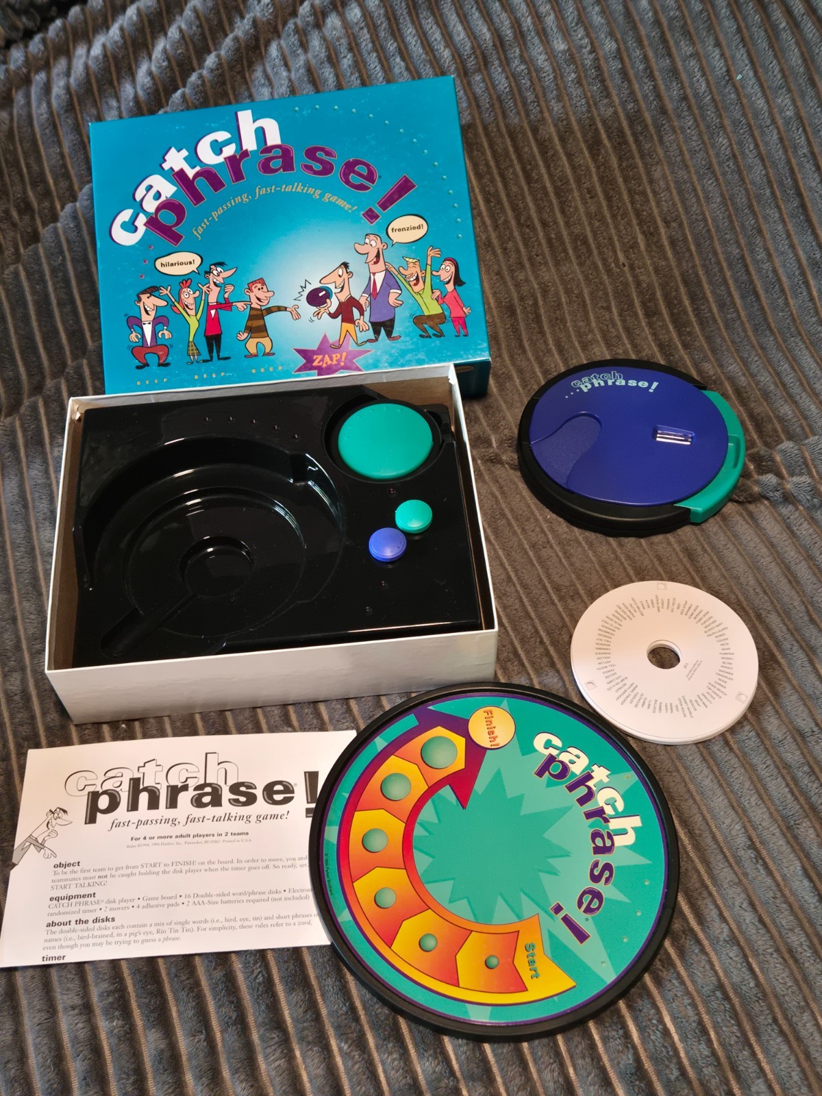 Vintage Catch Phrase Party Game 1994 Original Edition Parker Brothers Complete