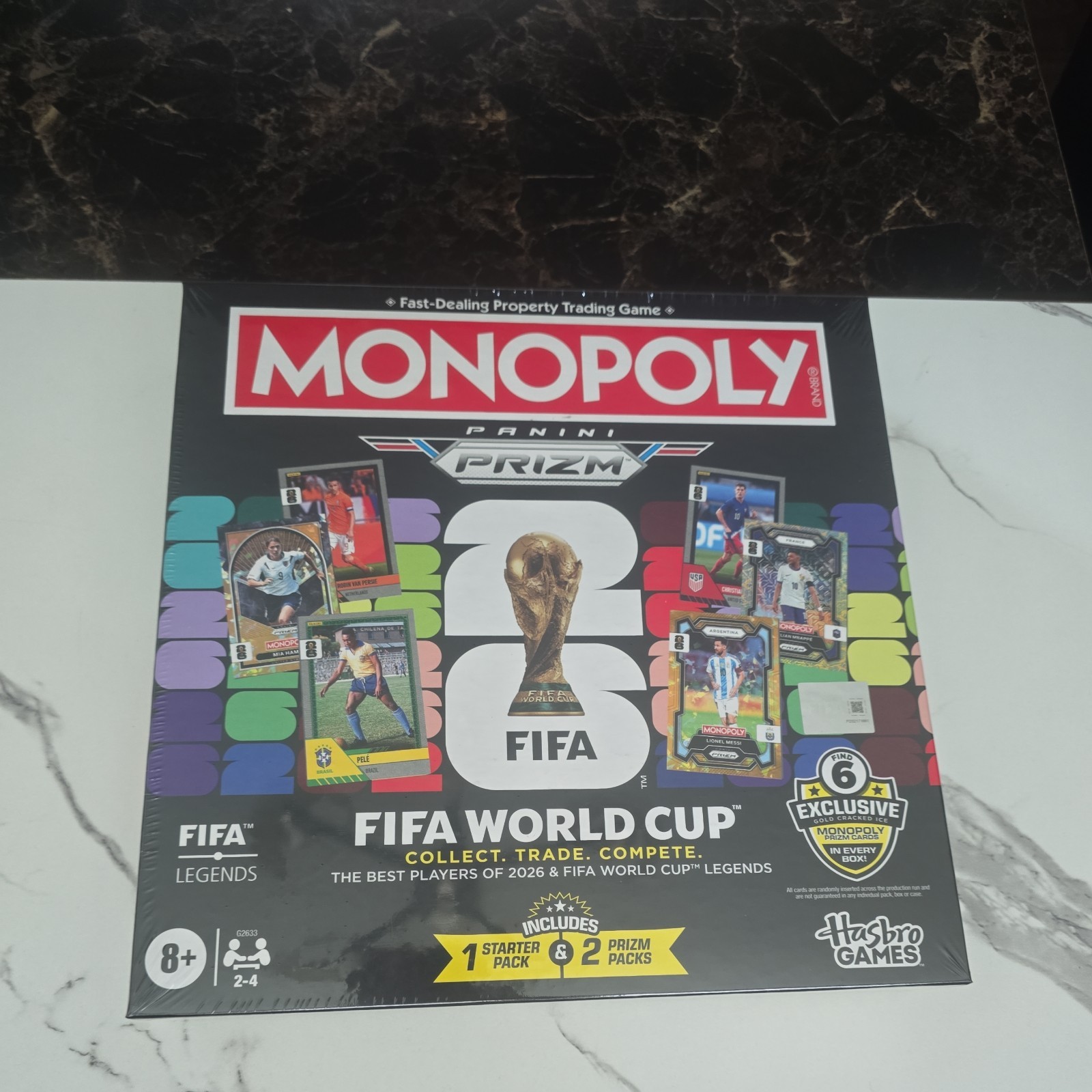 2026 Prizm Soccer Monopoly FIFA World Cup Game Board NEW SEALED Football Mundial