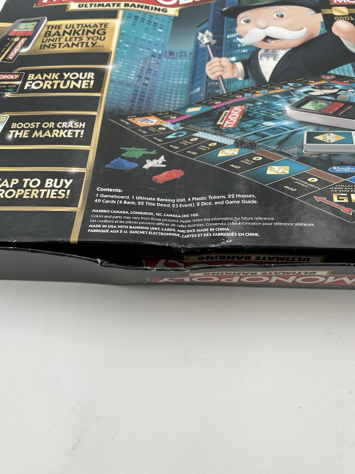 Monopoly Ultimate Banking Complete Unit Works Hasbro 2016 Electronic Finance