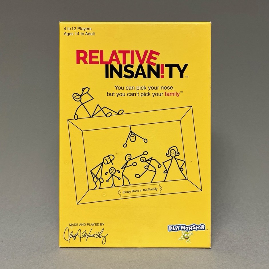 RELATIVE INSANITY Family Party Game SEALED Created by Jeff Foxworthy PLAYMONSTER