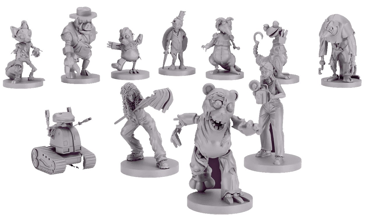 Final Girl: Bad Times at Buddyland – Miniatures