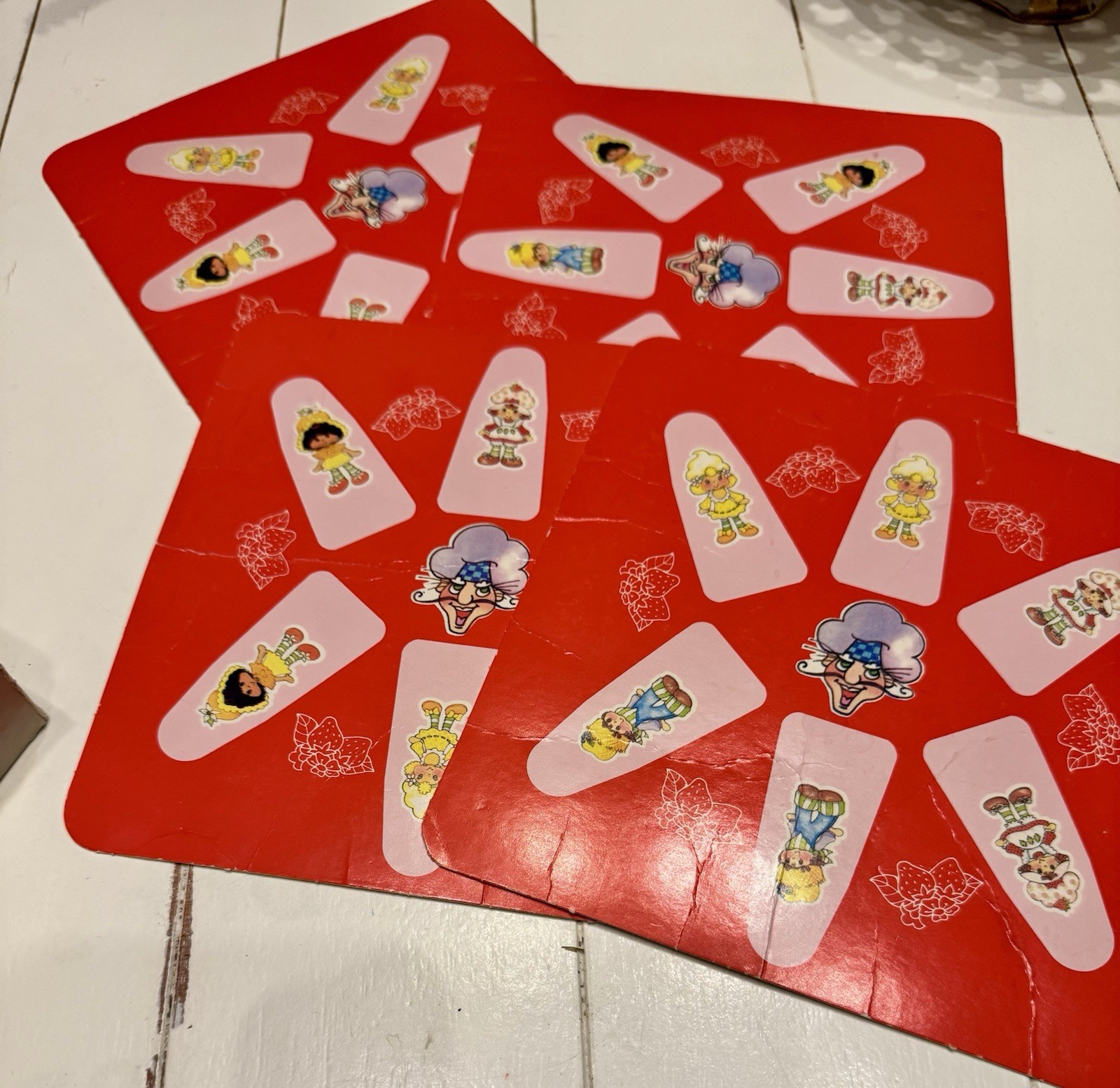 Vintage 1981 Strawberry Shortcake Berry Go Round Game Parker Brothers Incomplete