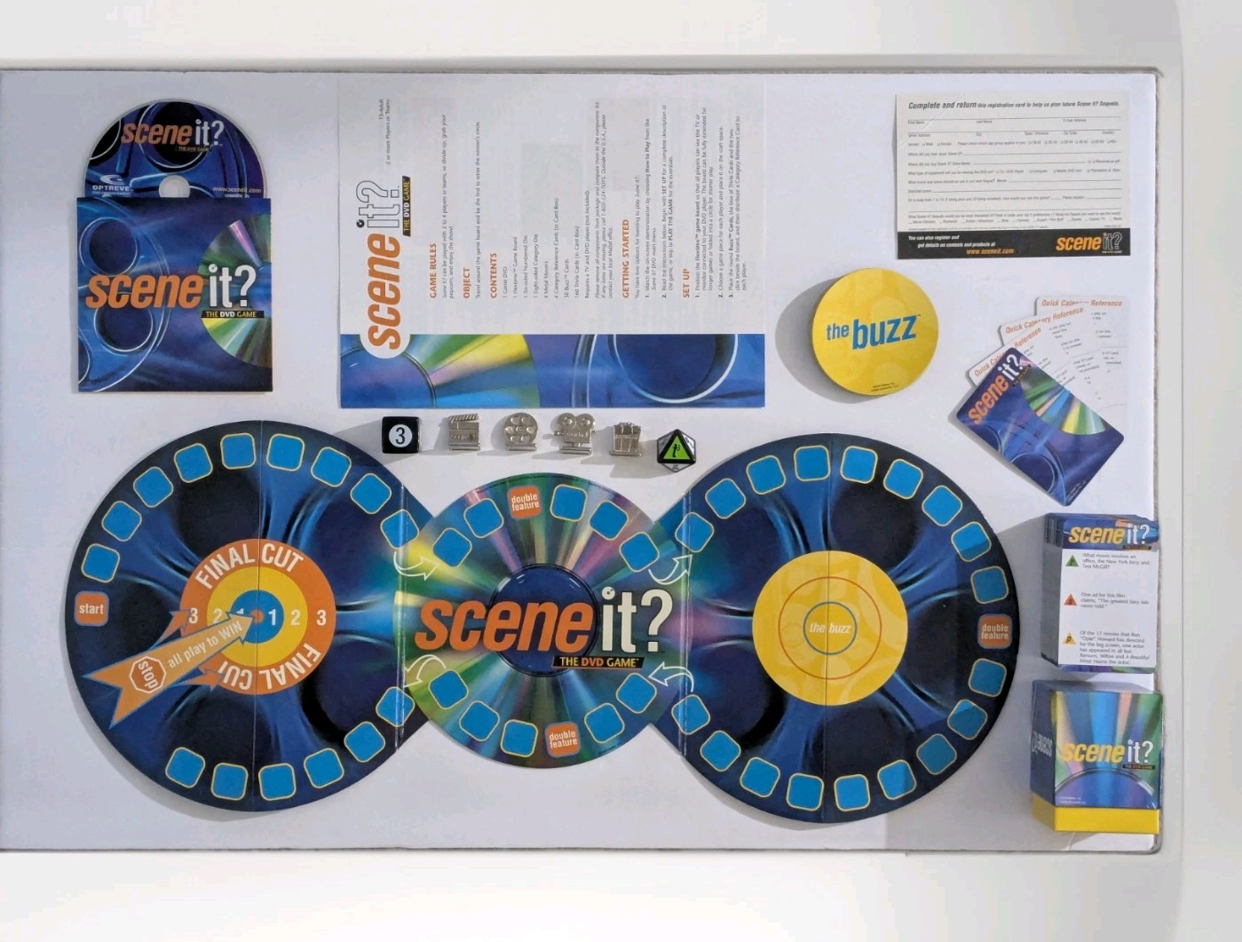 Scene It? The dvd game – 100% Complete – FREE SHIPPING – Very Good Condition