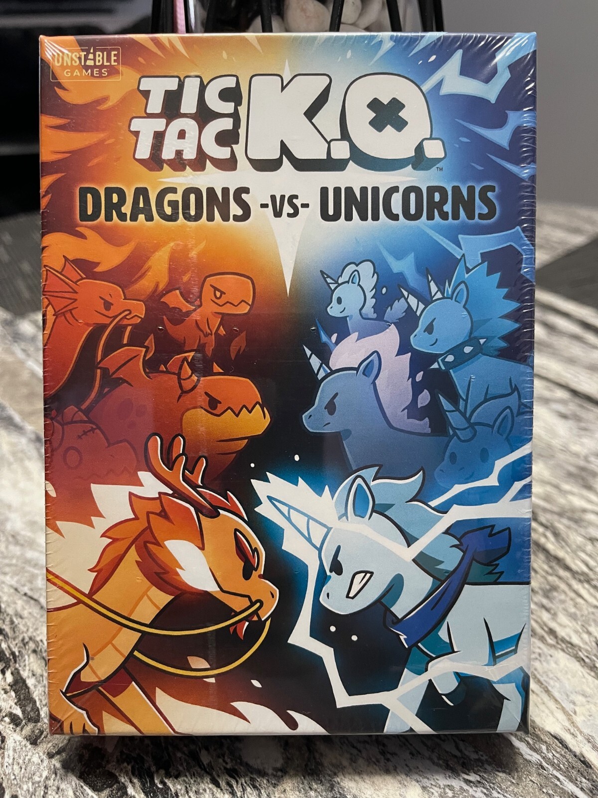 UNSTABLE GAMES TIC TAC KO DRAGONS VS UNICORNS CARD GAME – SEALED