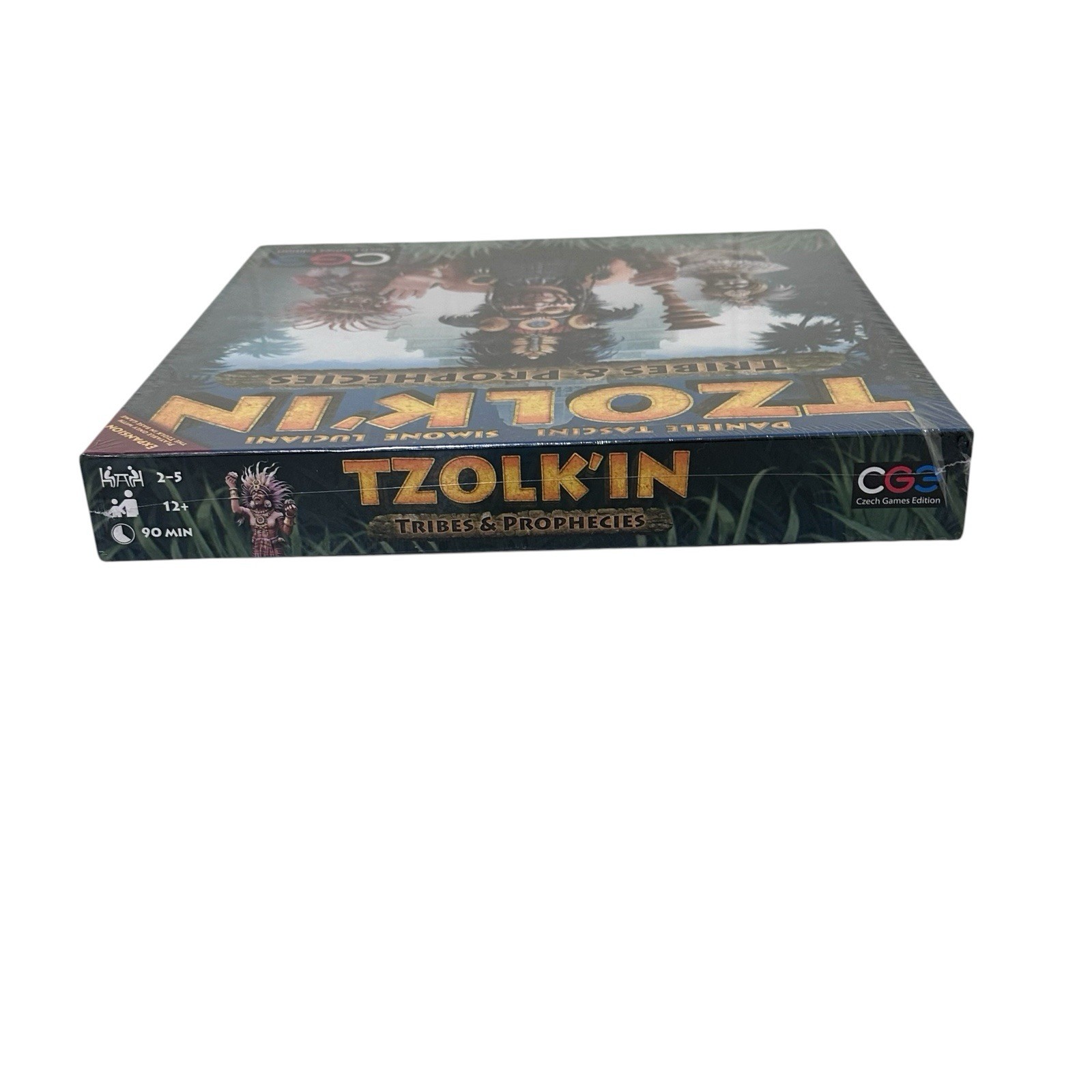 Tzolk in – Tribes & Prophecies Expansion New Sealed Box Is Crush On The Back