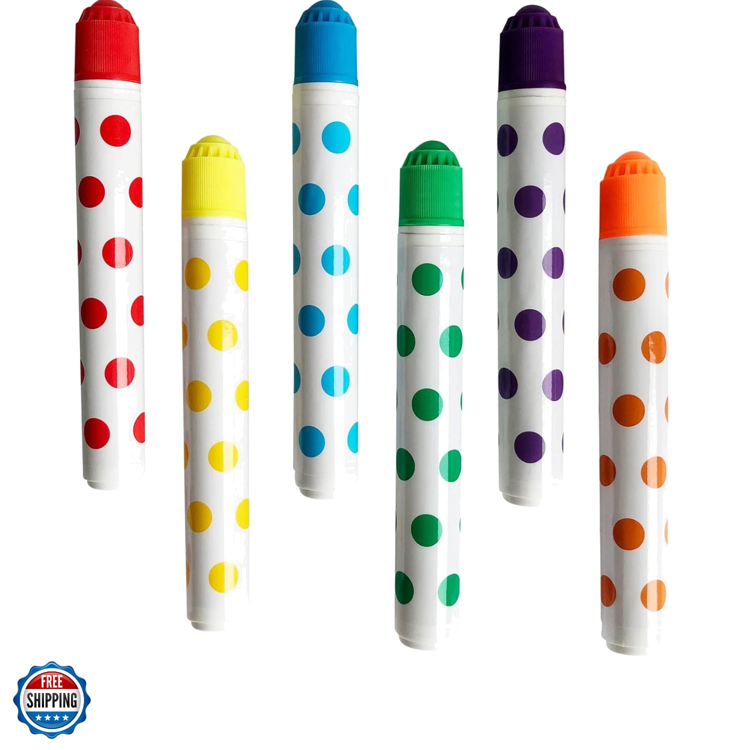 Bingo Daubers 6 Pack in Mixed Colors