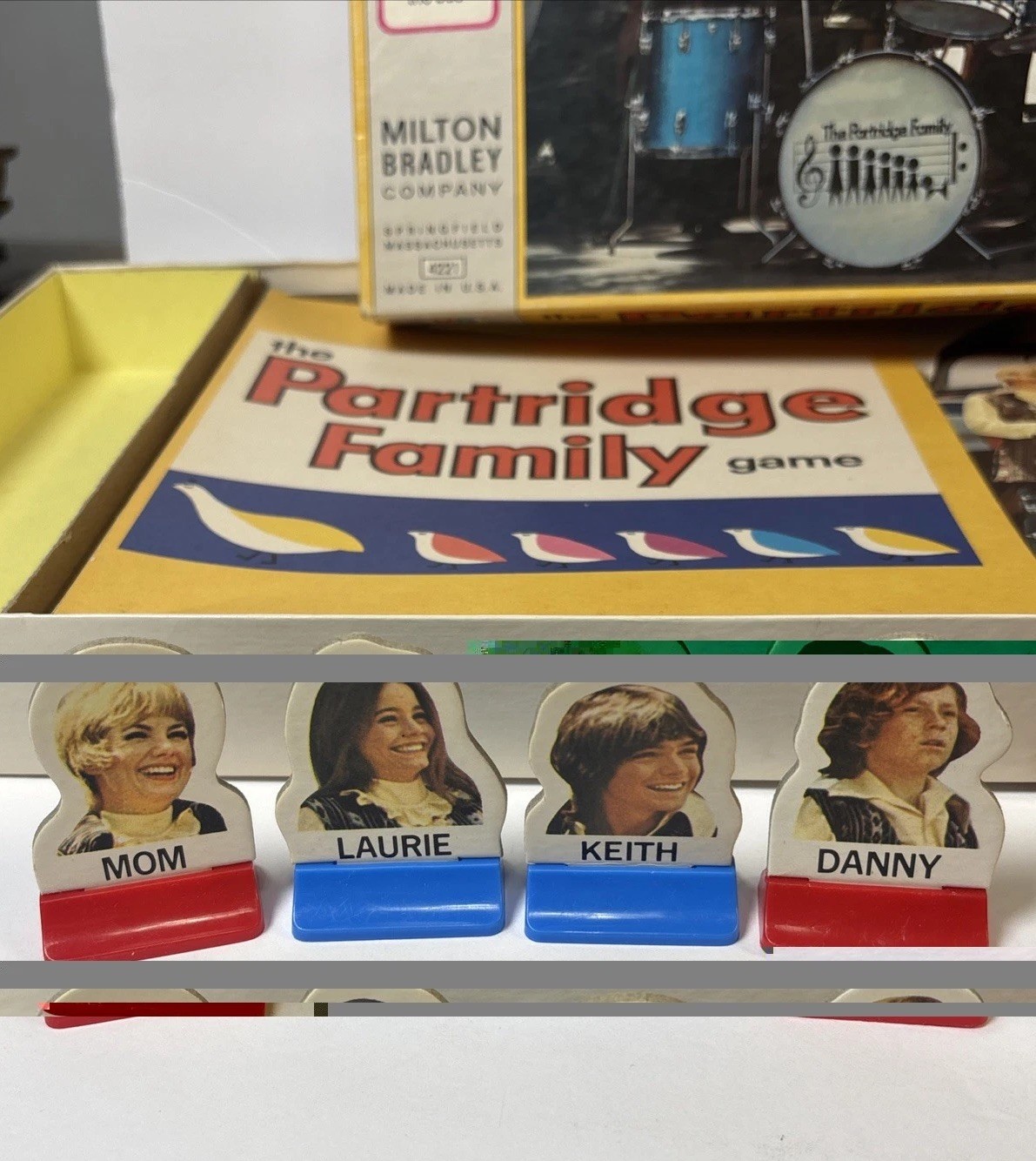 Vintage The Partridge Family Game Board Game 1971 Milton Bradley #4221