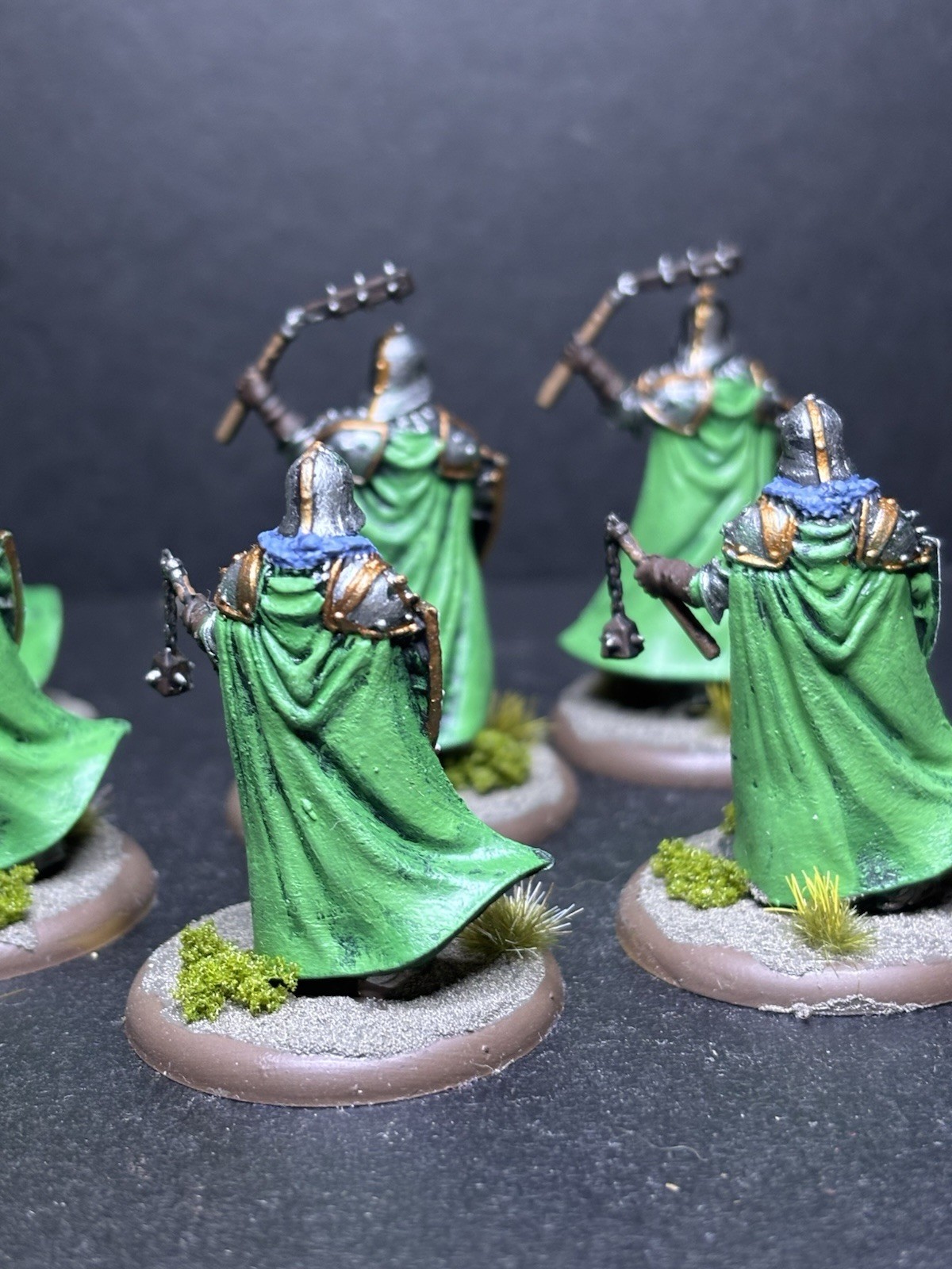 28mm /32mm Emerald Soldiers miniatures Lot — Painted And Based —pathfinder D&D
