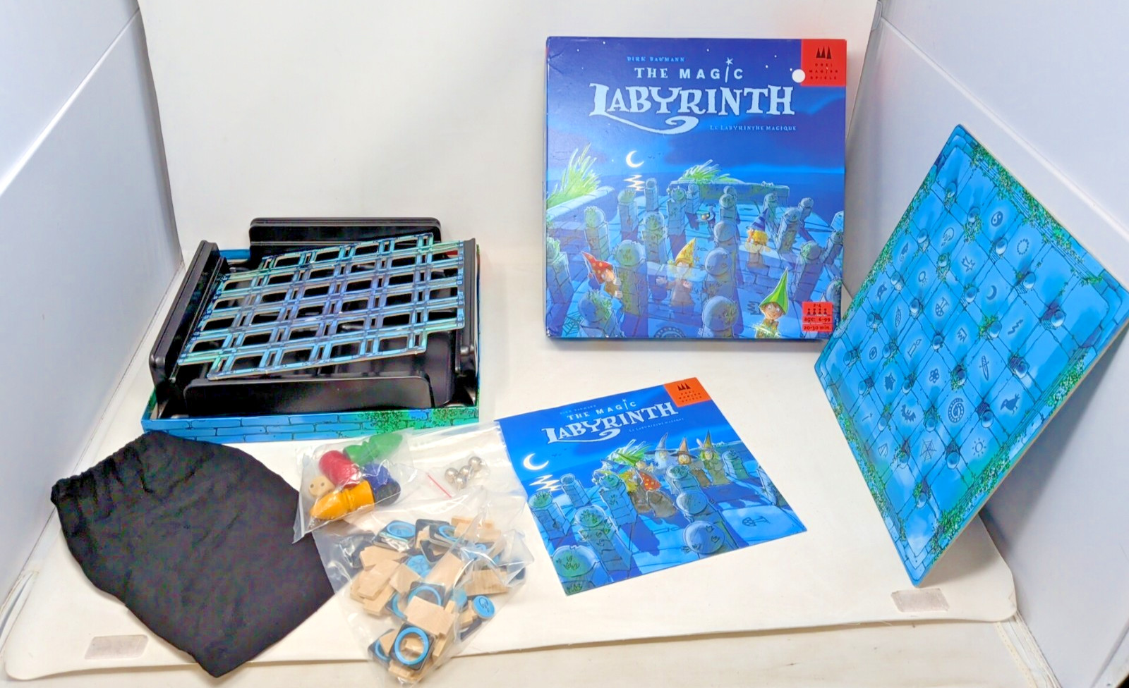 The Magic Labyrinth Game COMPLETE Drei Magier 2016 Maze Marbles Fantasy