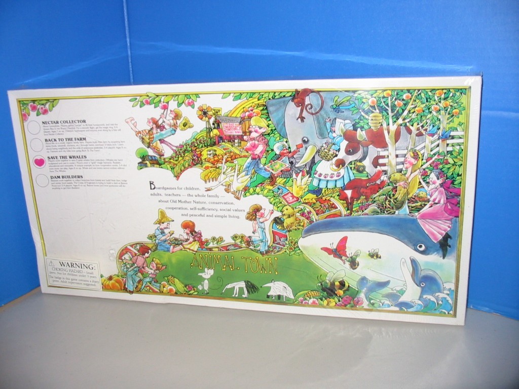 Animal Town: Save the Whales Board Game 1978 Hearth Song Inc. Vintage New Sealed