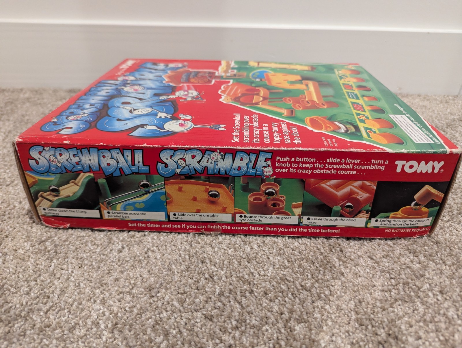 Vintage 1979 TOMY Screwball Scramble Obstacle Game Original