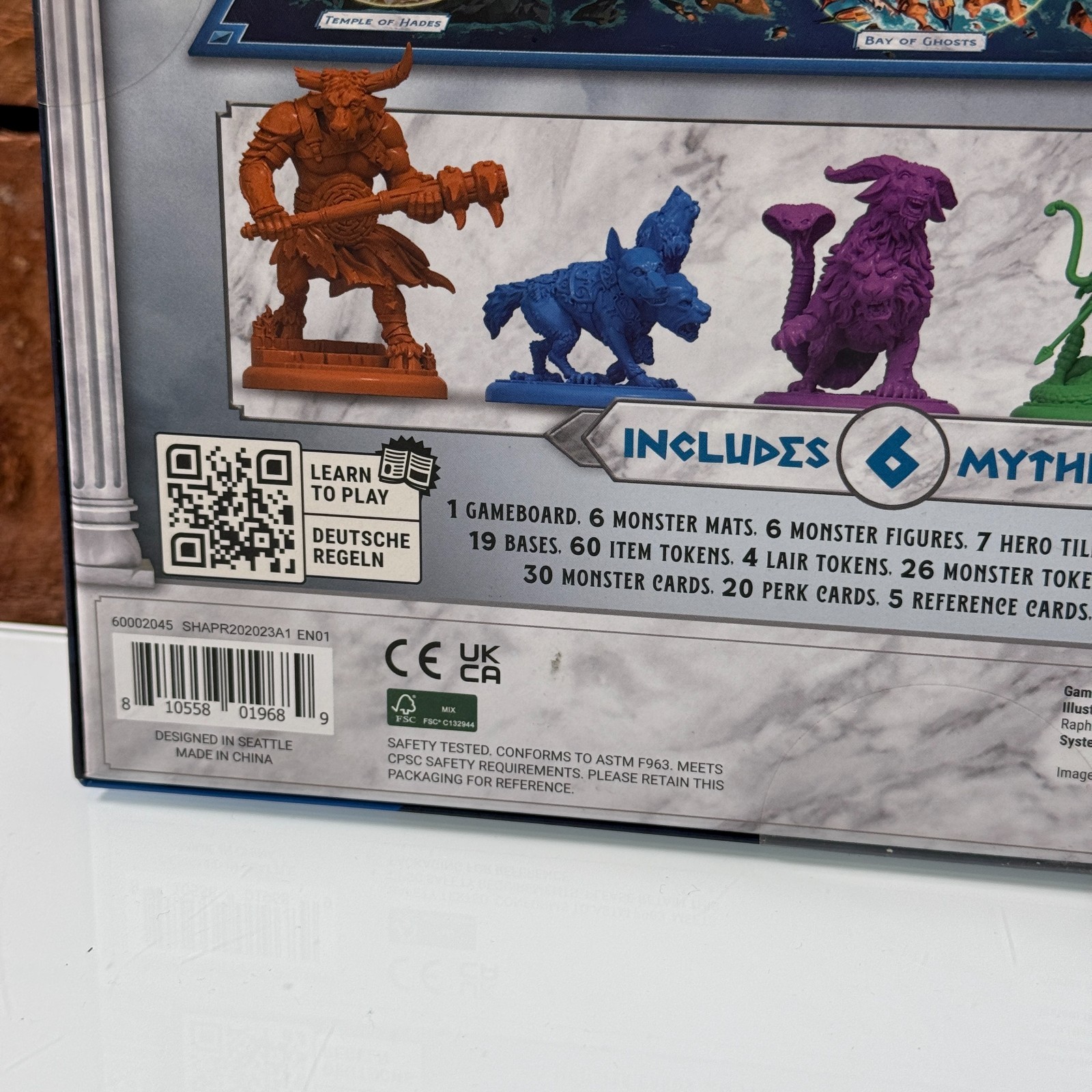 Horrified Greek Monsters Board Game Strategy Family Game Ages 10+ Ravensburger