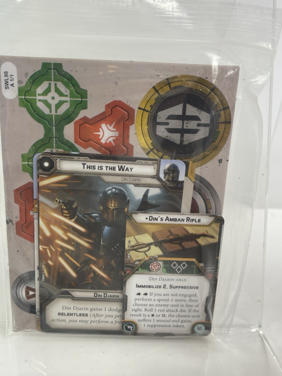 Hand Painted Star Wars Legion Din Djarin & Grogu Operative Expansion AMG SWL98