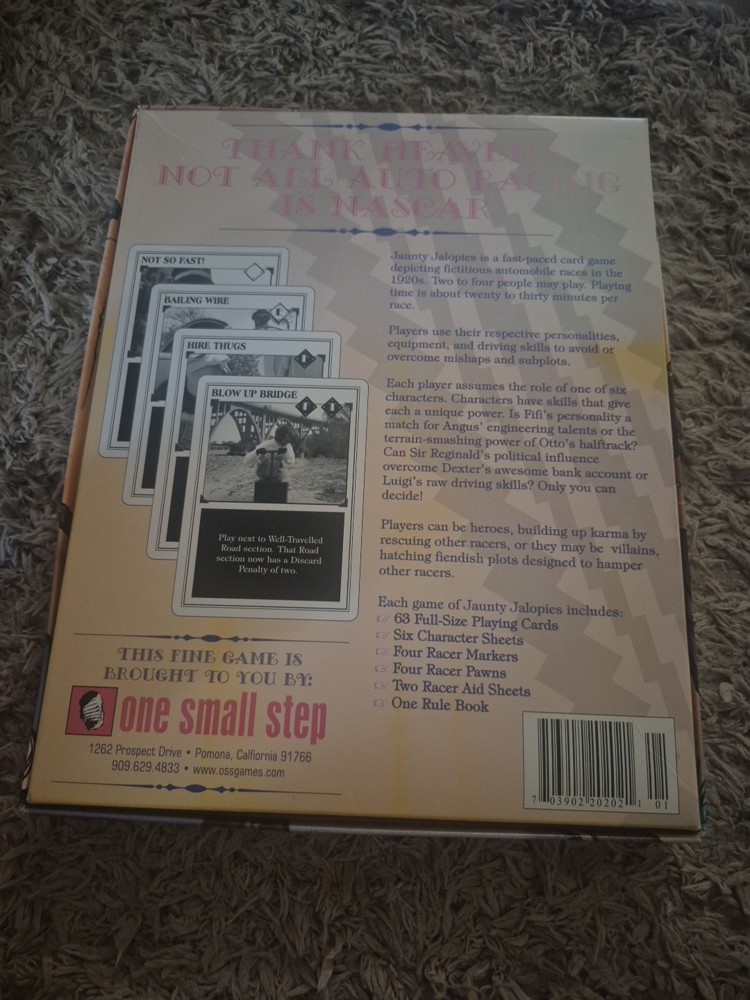 One Small Step – Jaunty Jalopies Card Game
