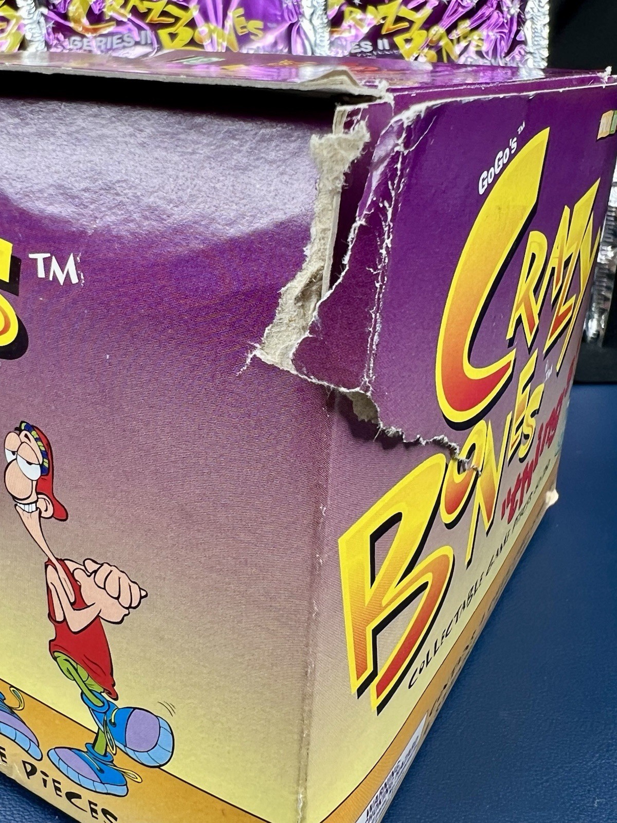 10 Sealed Packs GoGo’s Crazy Bones Things & Empty Display Box