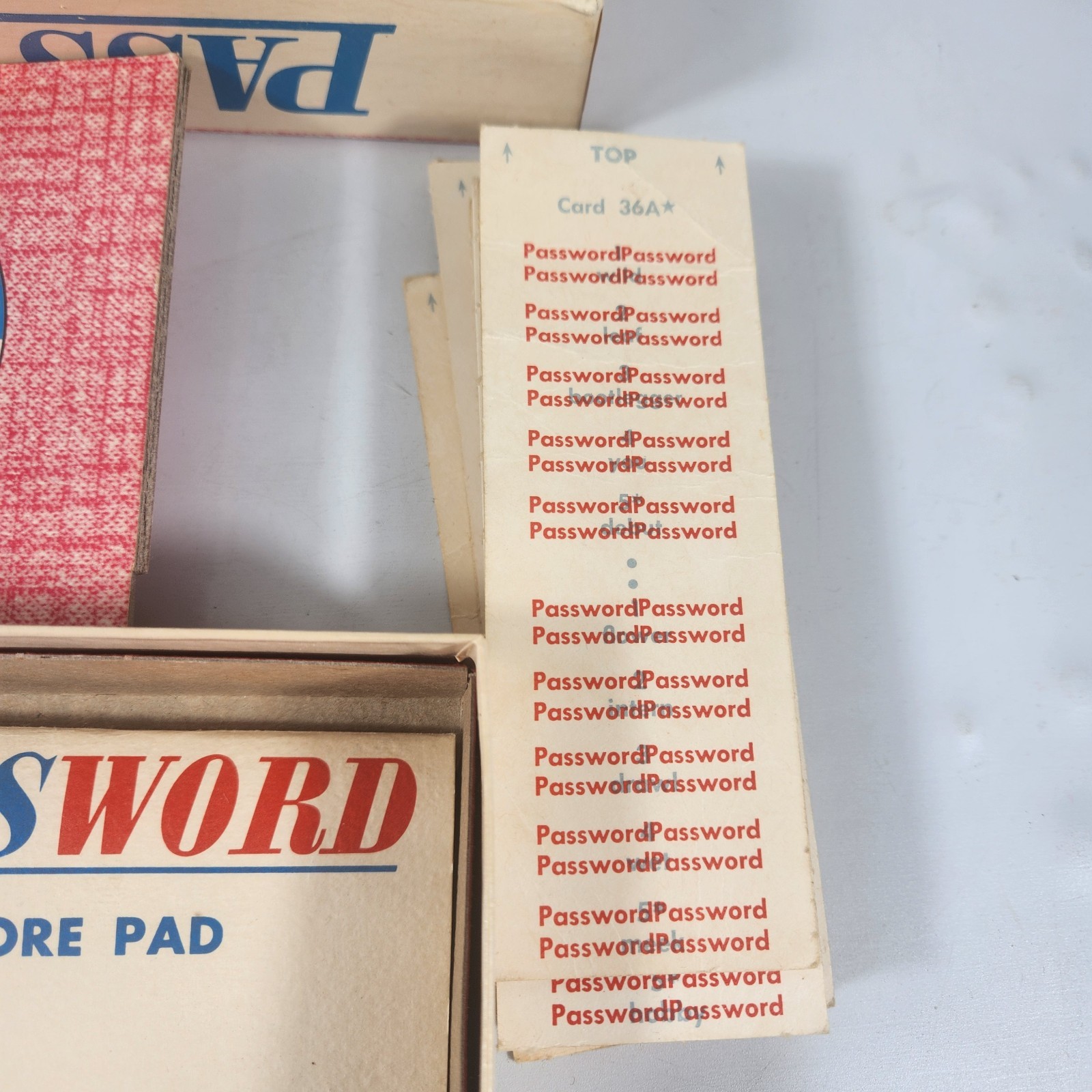 Password Vol. 3 Vintage 1963 Board Game 4260 MB Original Box Complete