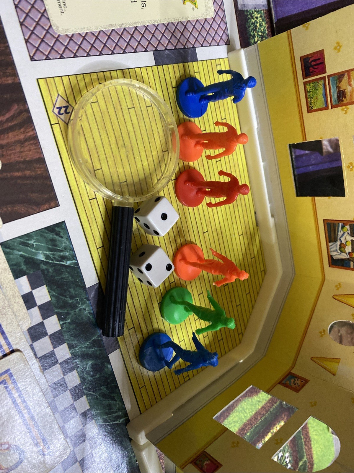 1995 Mystery Mansion Electronic Talking Game Parker Bros (Missing 2 Movers)