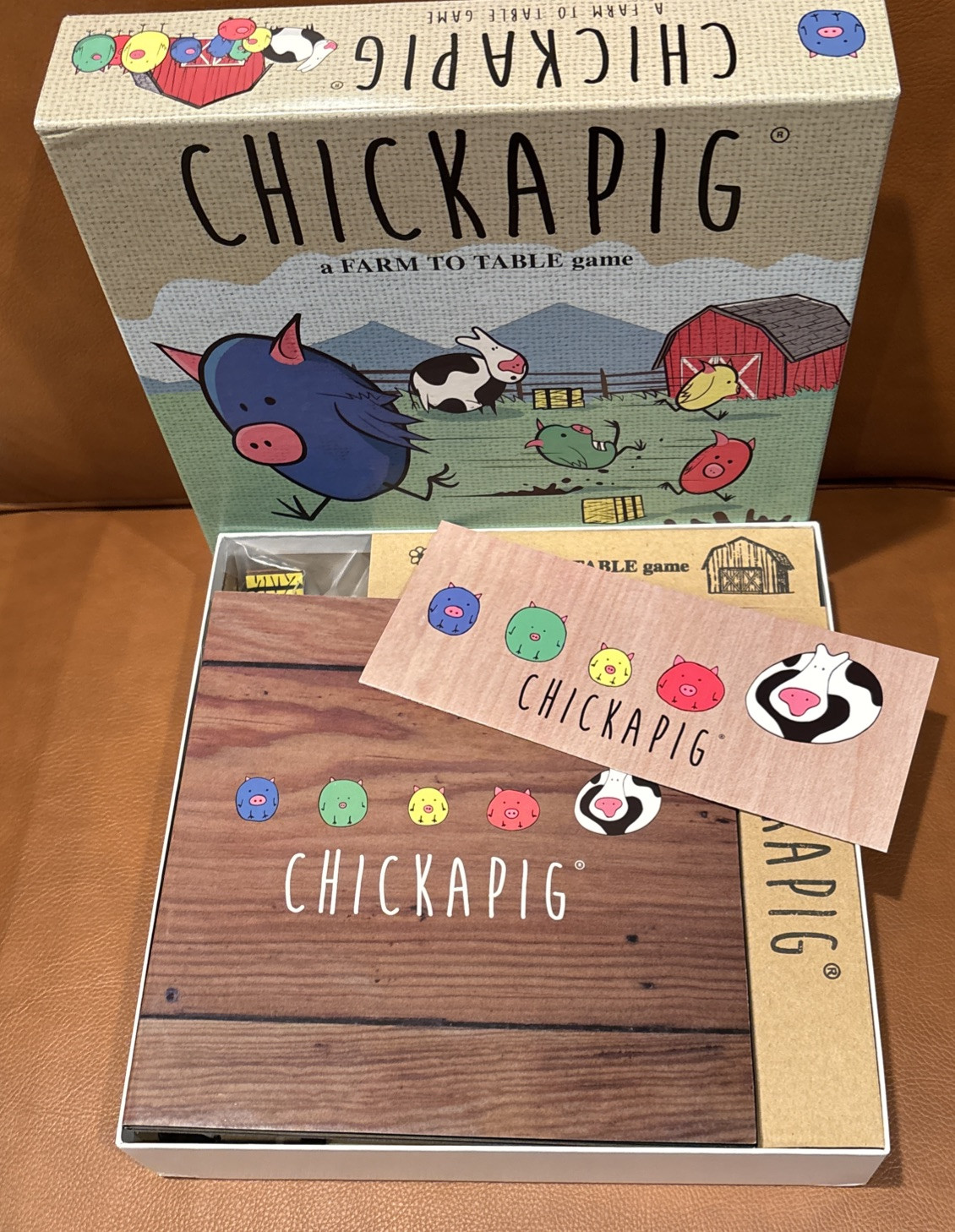 Chickapig a Farm to Table Game Board 2-4 Players Age 8+ Box Opened, Never Played