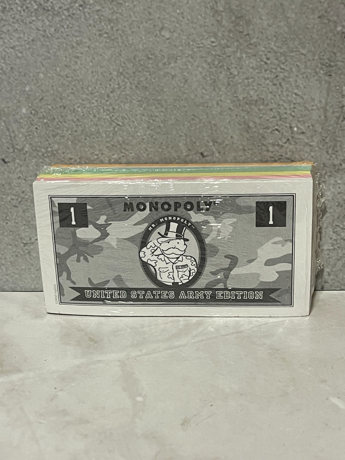 2002 United States Army Monopoly – Replacement Money Pack (sealed)