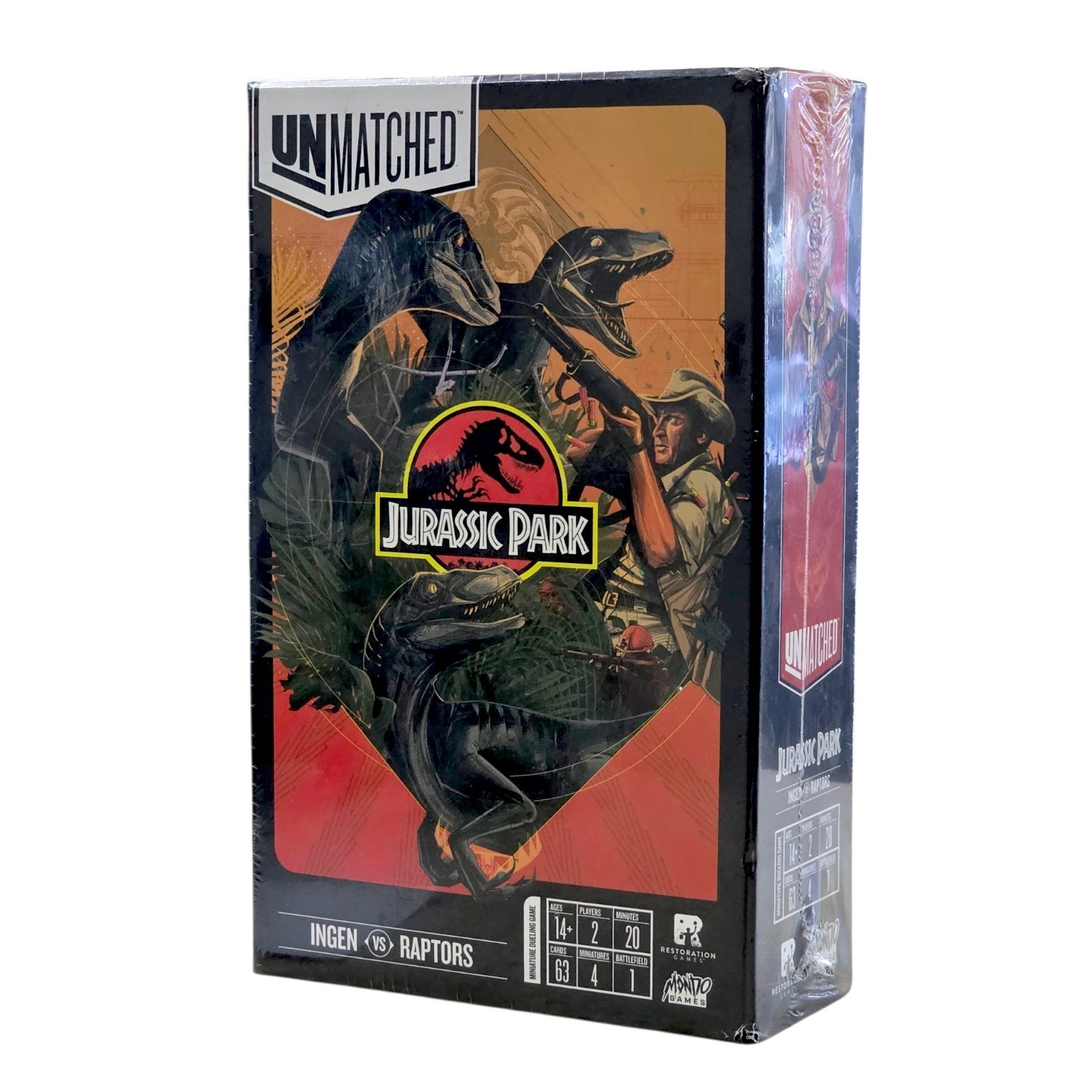Unmatched Jurassic Park Ingen Vs. Raptors Brand New Sealed In Box