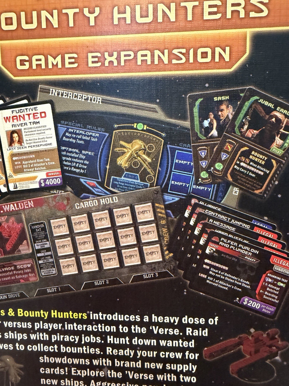 Gale Force Nine- Firefly the Game~ Pirates & Bounty Hunters~Game Expansion New