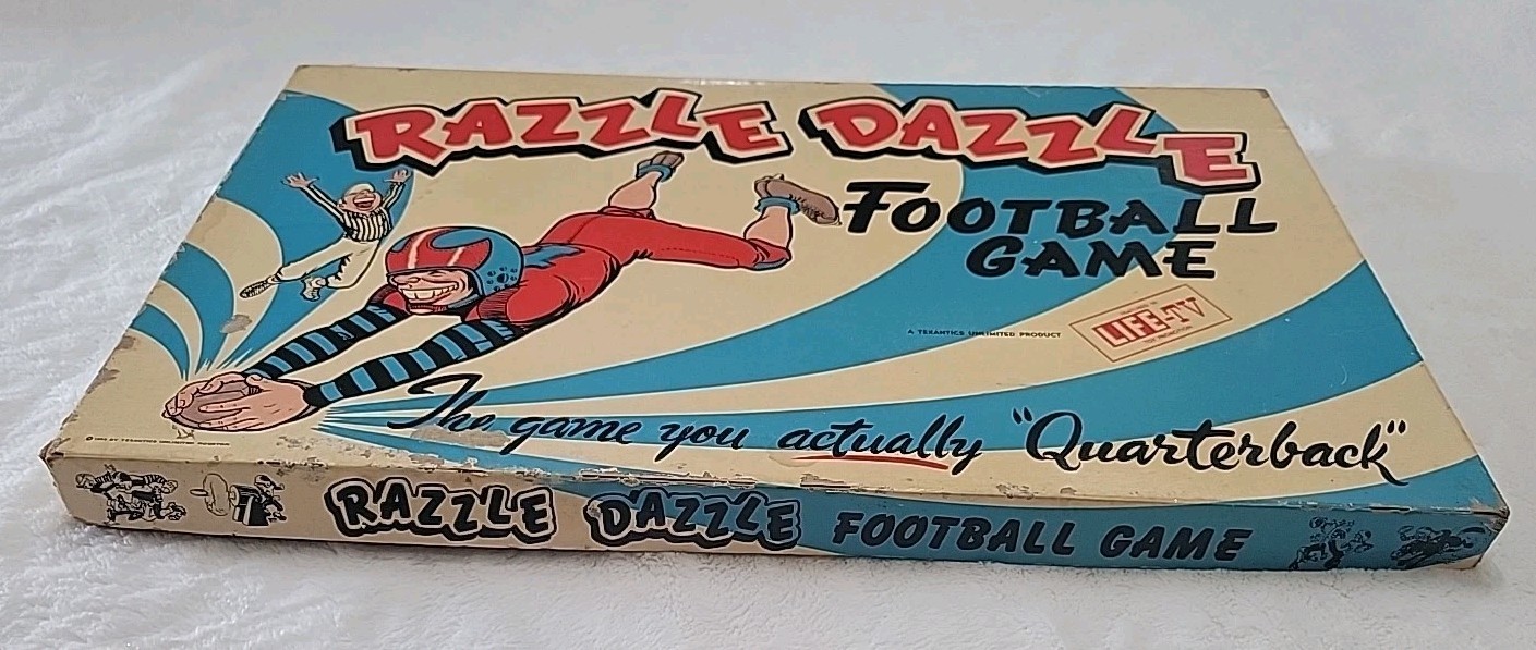 Razzle Dazzle Football Game by Texantics (Vintage 1954) Featured In Life-TV