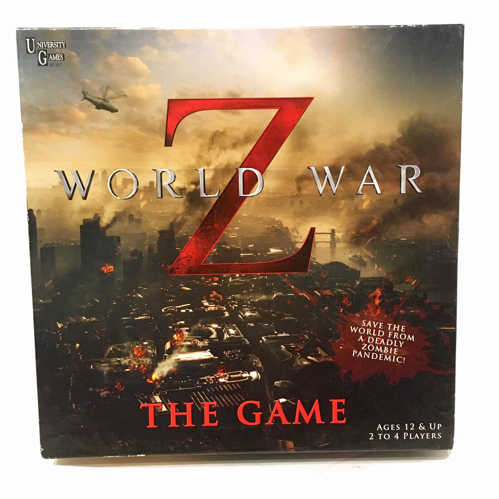World War Z: The Board Game Movie University Games Zombies Apocalypse