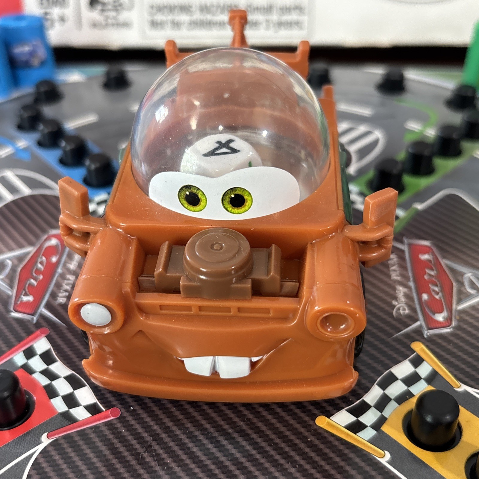 Hasbro Disney Pixar Cars 2 Pop-O-Matic Trouble Game With Mater Complete Box