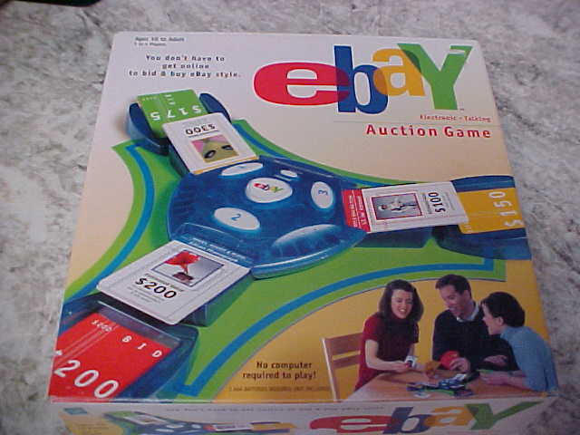 EBAY Electronic Talking Auction Game Ages 10 to Adult 3 to 4 players