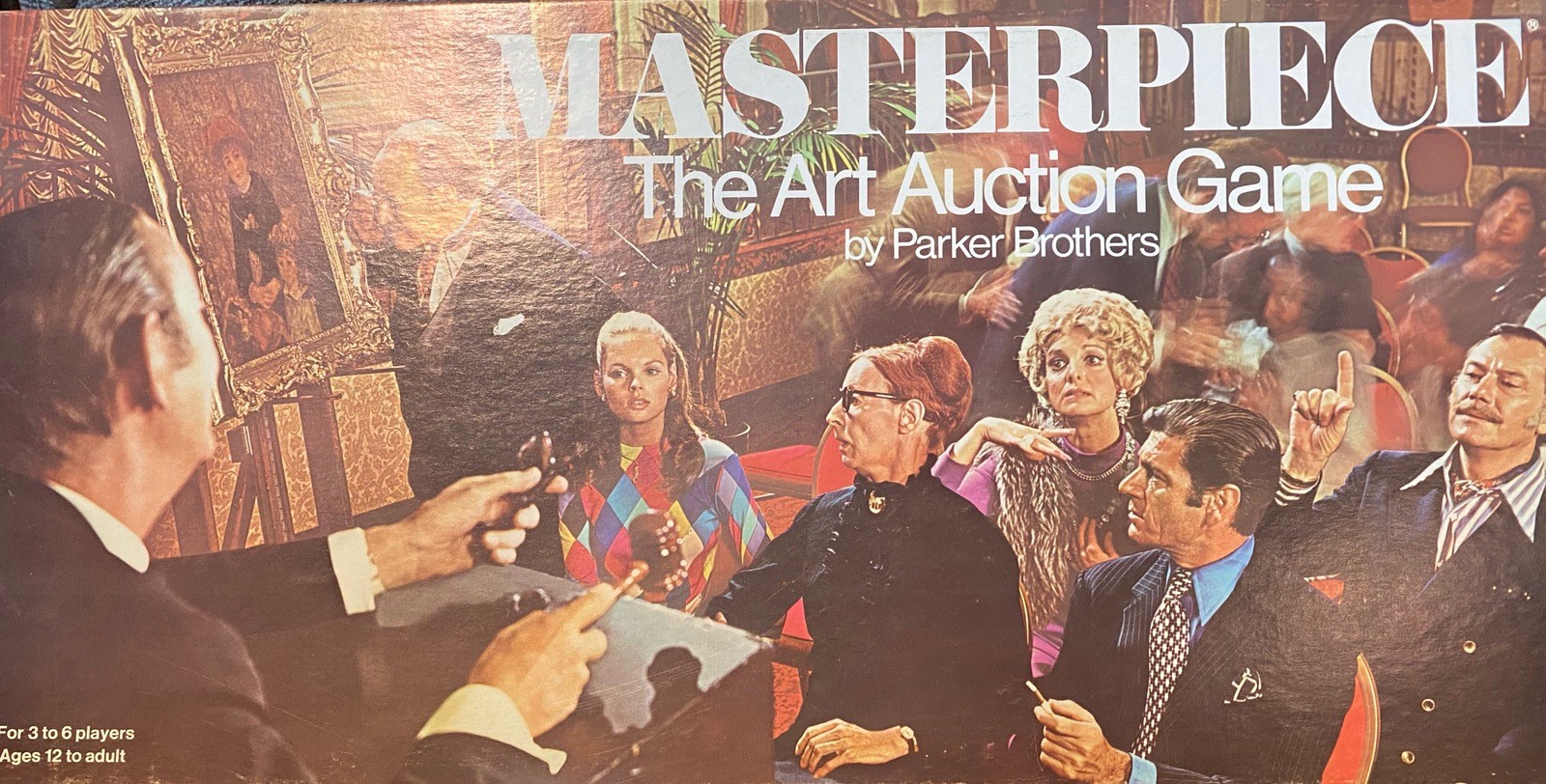 Parker Brothers 1970 MASTERPIECE ART AUCTION GAME Comp. & UNPLAYED GREAT 4 GIFT