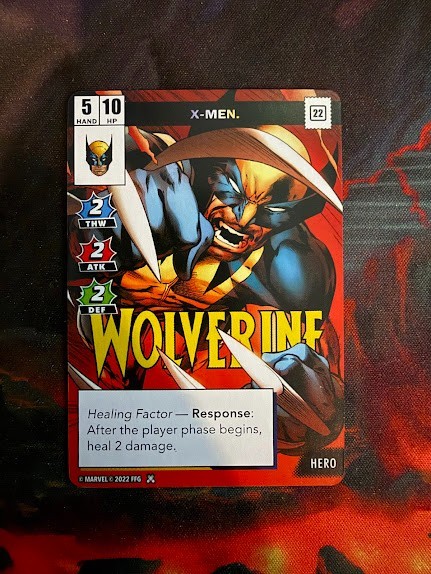 [Marvel Champions LCG] Wolverine(Alternate Art) – Mutant Genesis Promo Card – NM