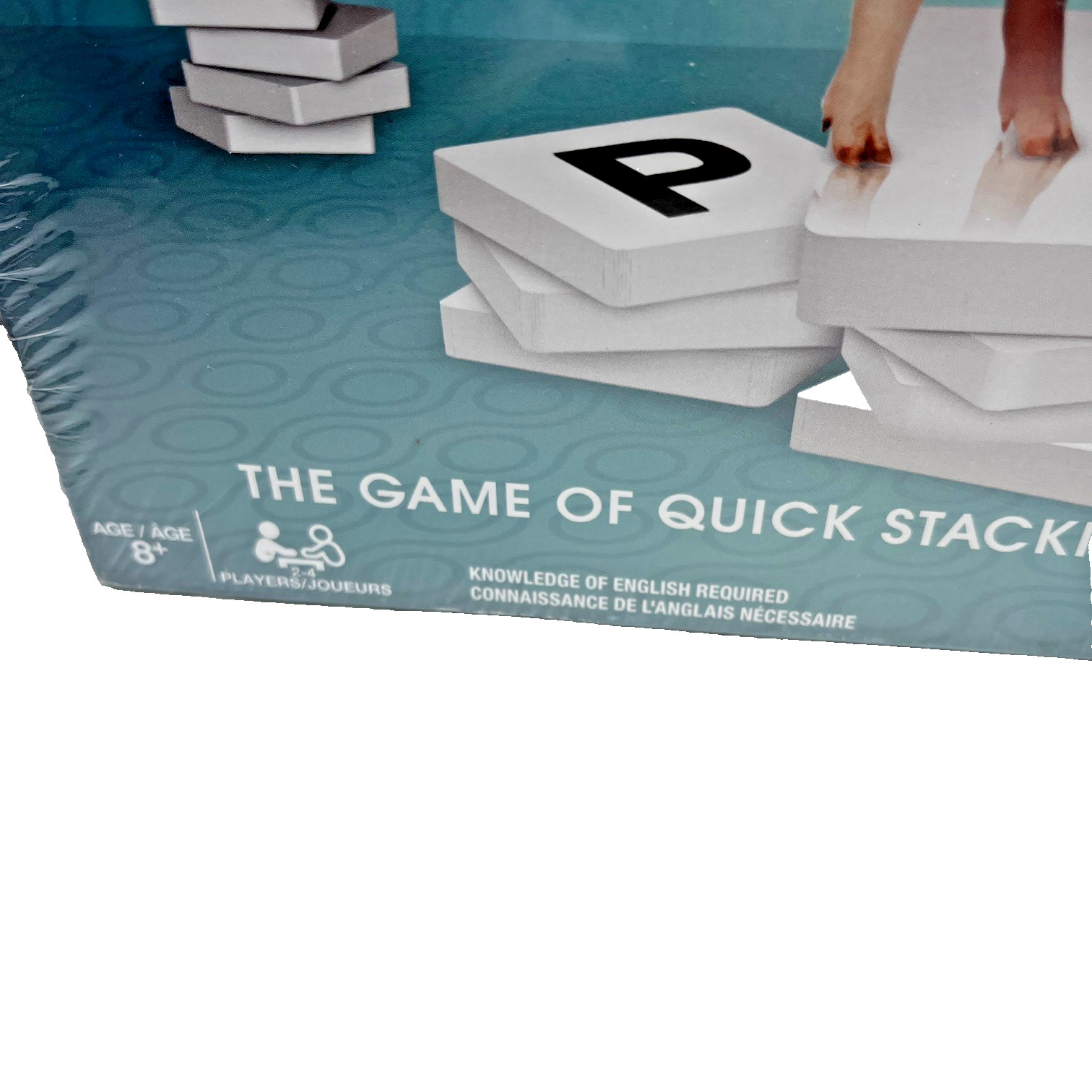 Upwords, The Game of Quick Stacking & Word Hacking with Stackable Letter Tile