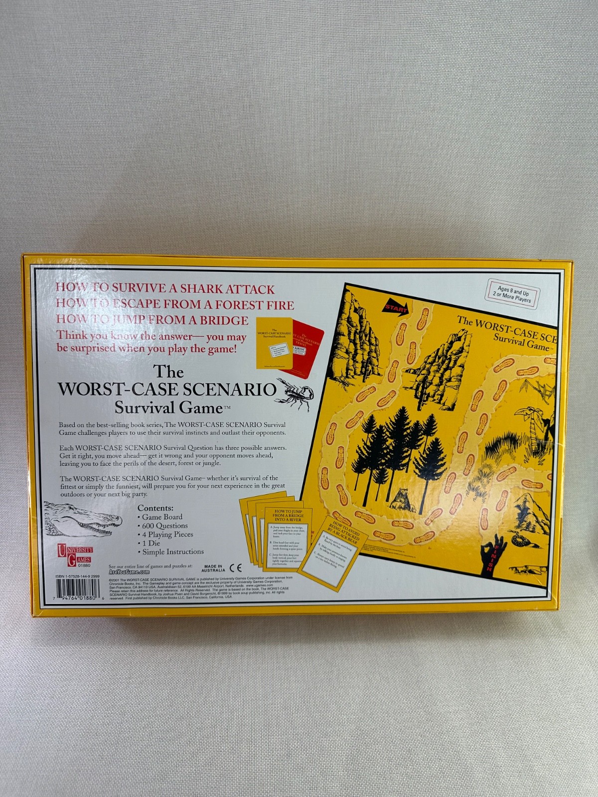 The Worst Case Scenario Survival Game Australia University Games Free Shipping