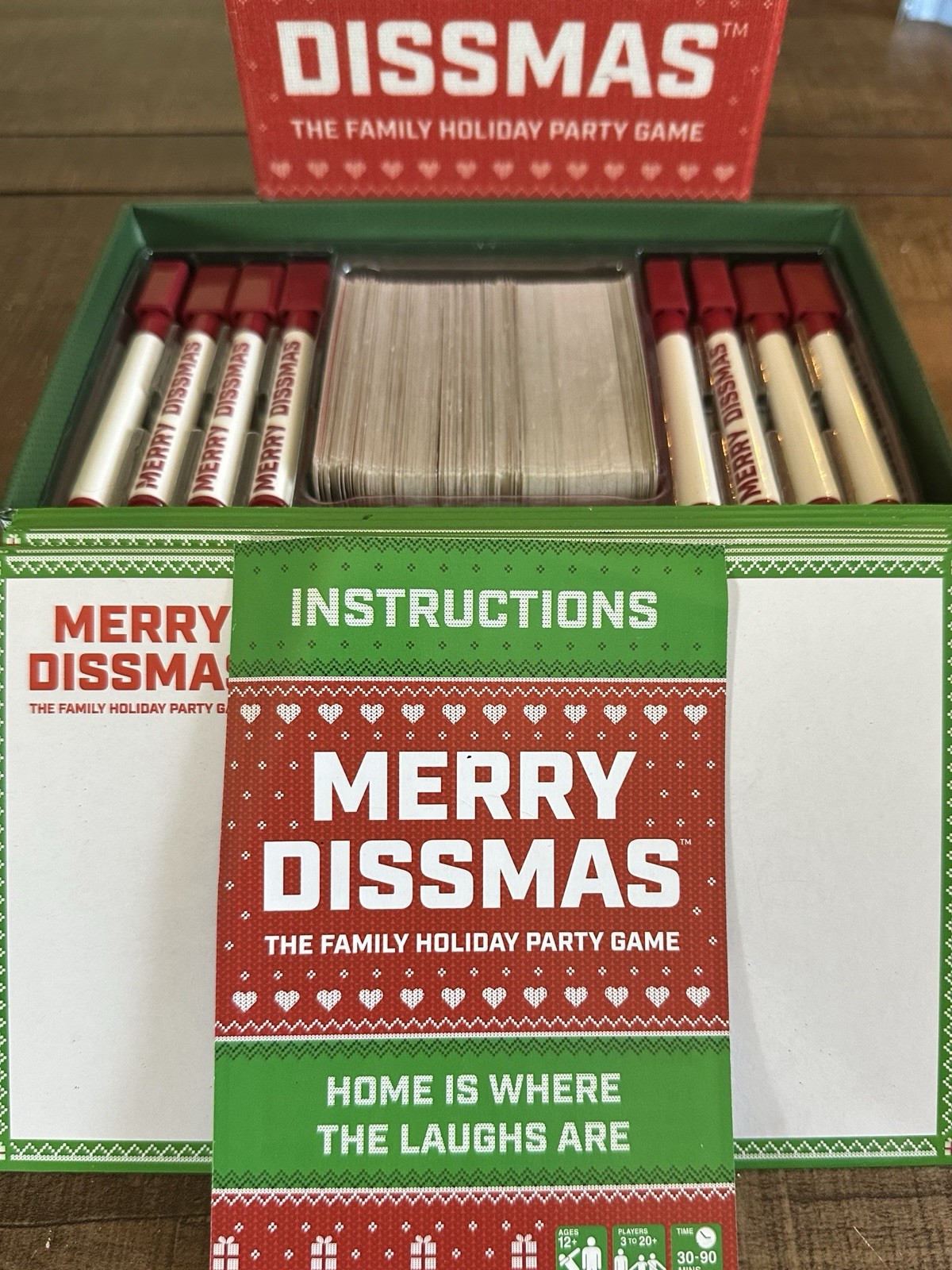 Merry Dissmas Family Holiday Party Game