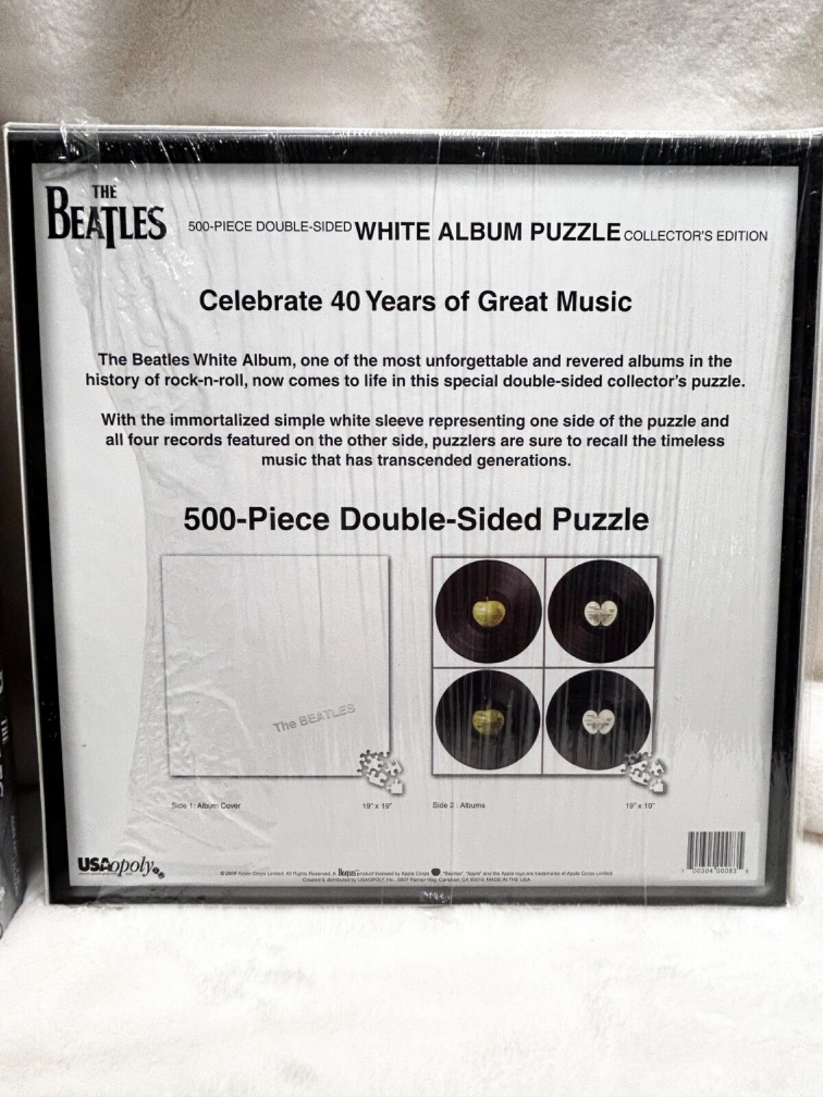 NEW THE BEATLES TRIVIA PURSUIT COLLECTOR’S EDITION & BEATLES WHITE ALBUM PUZZLE