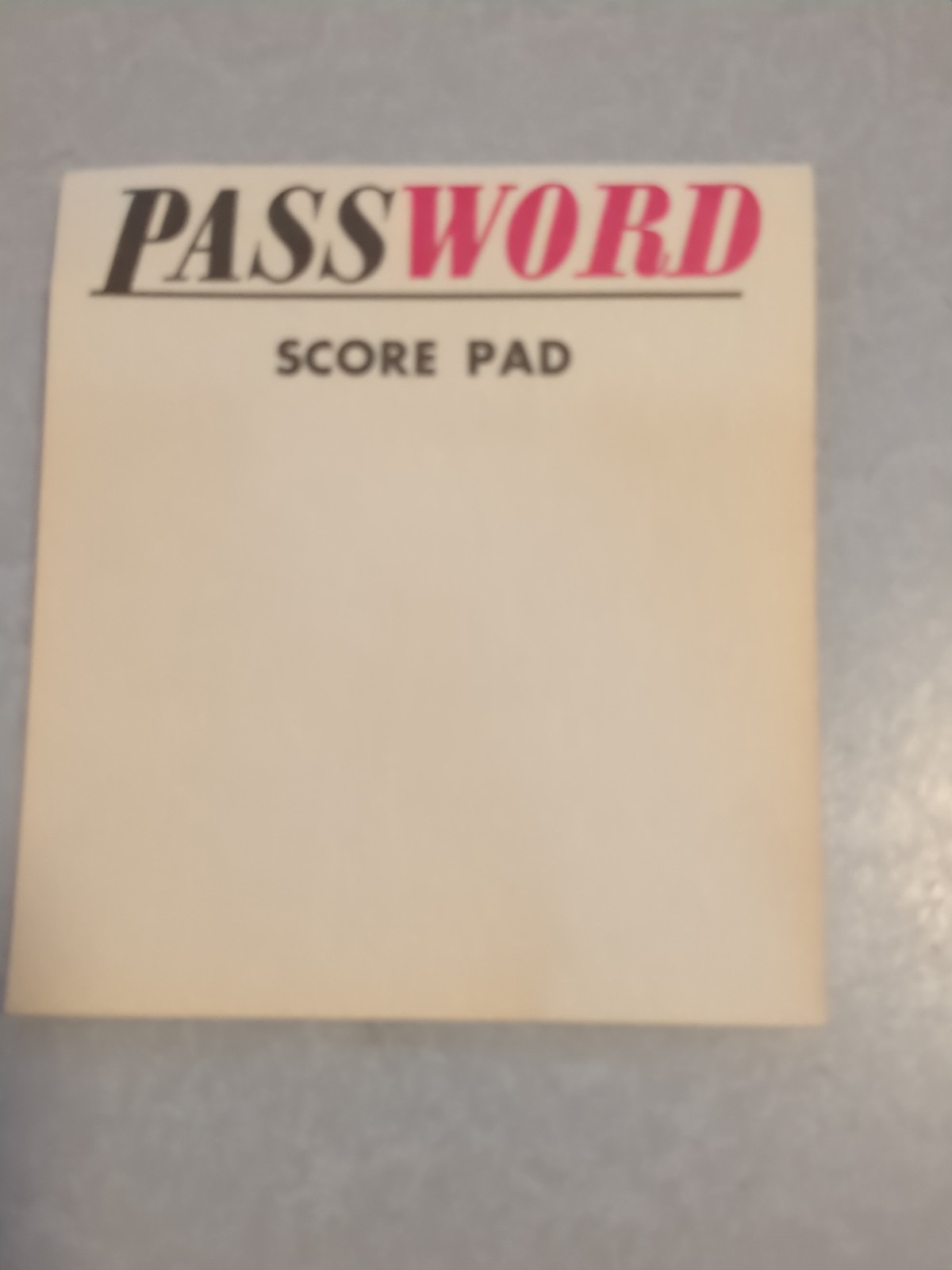 PASSWORD Vol 9 Complete Board Game Milton Bradley