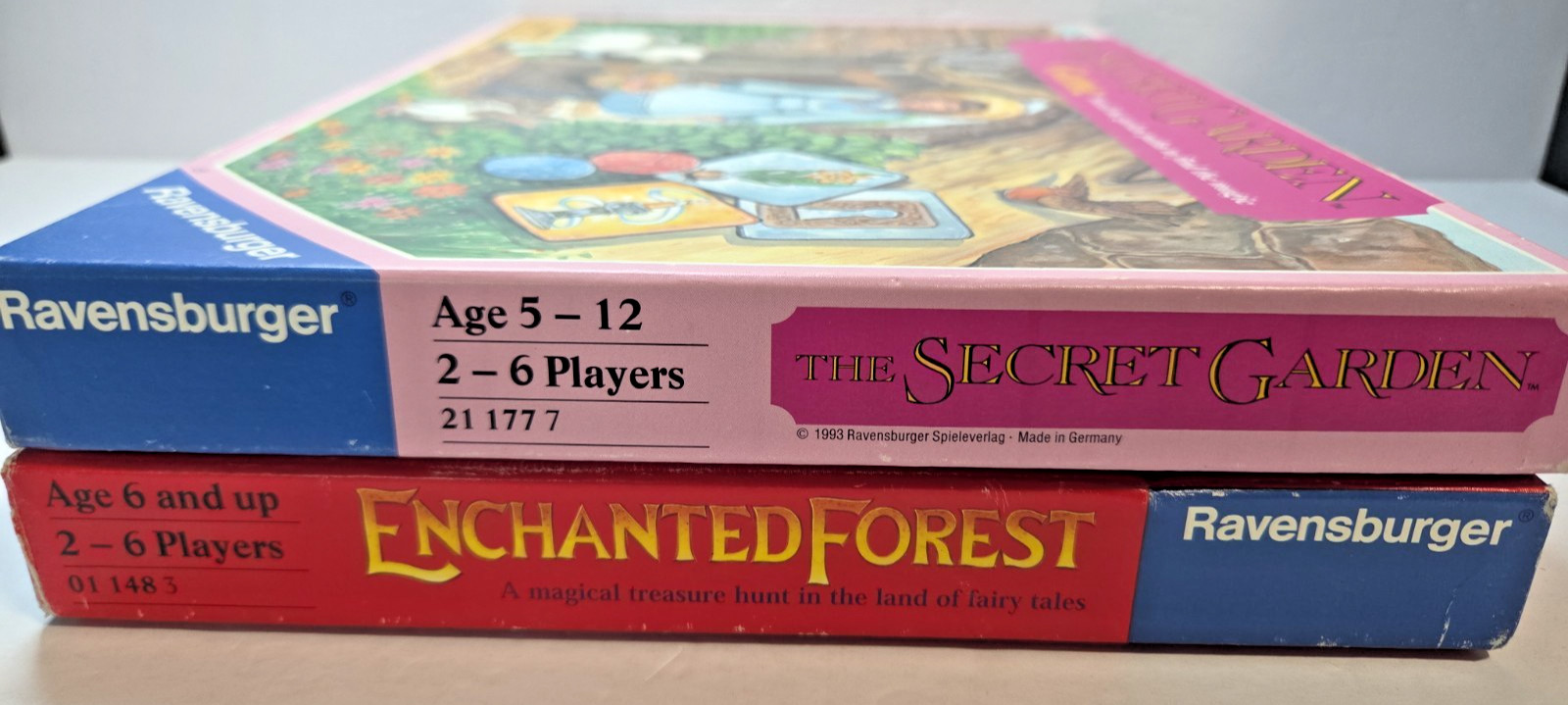 Ravensburger Secret Garden & Enchanted Forest w/ Box Vintage Complete Game