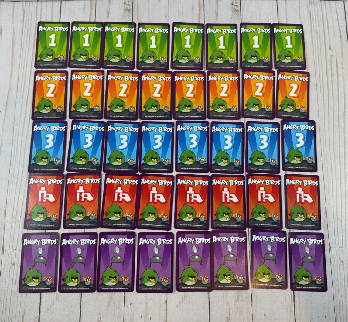 Rare! Angry Birds Space Planet Block Version Game, Mattel, 2012, Complete Set!