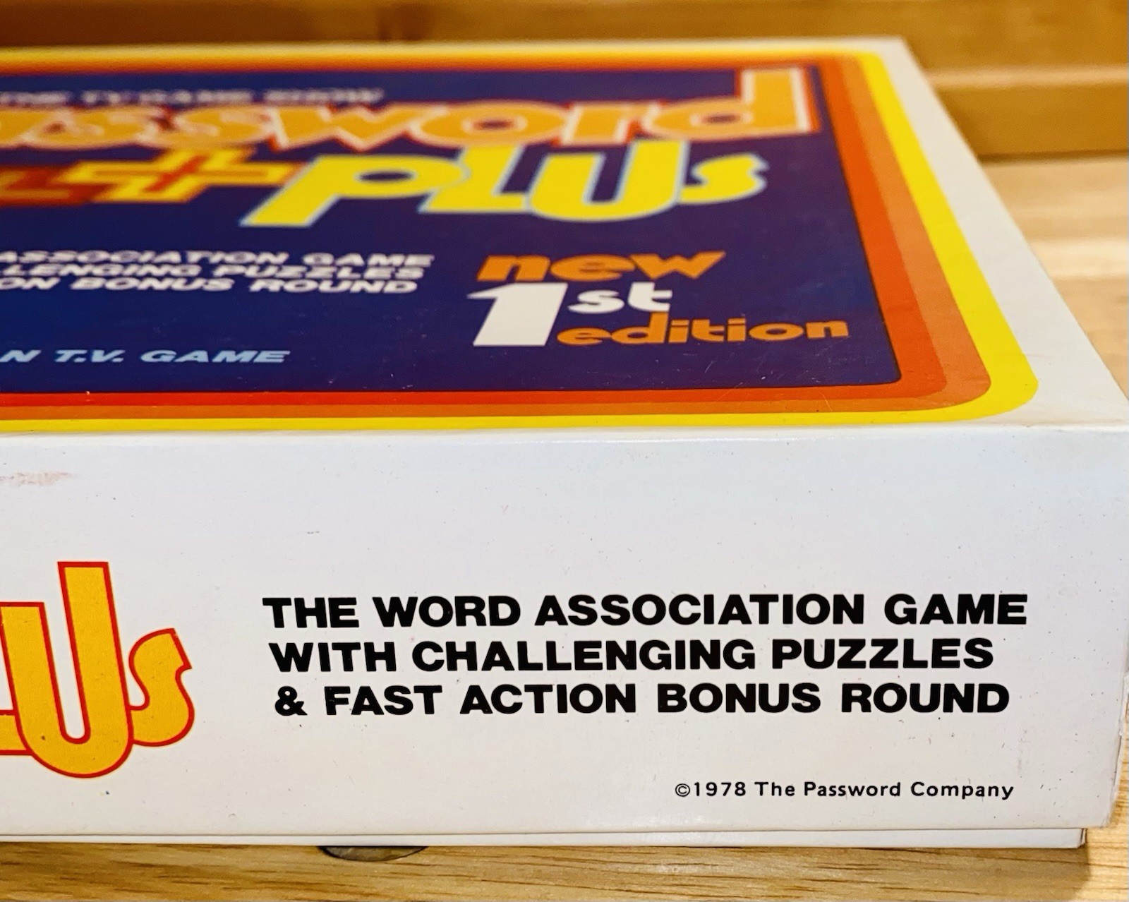 Vintage Password Plus 1st Edition TV Game Milton Bradley 1978 Complete