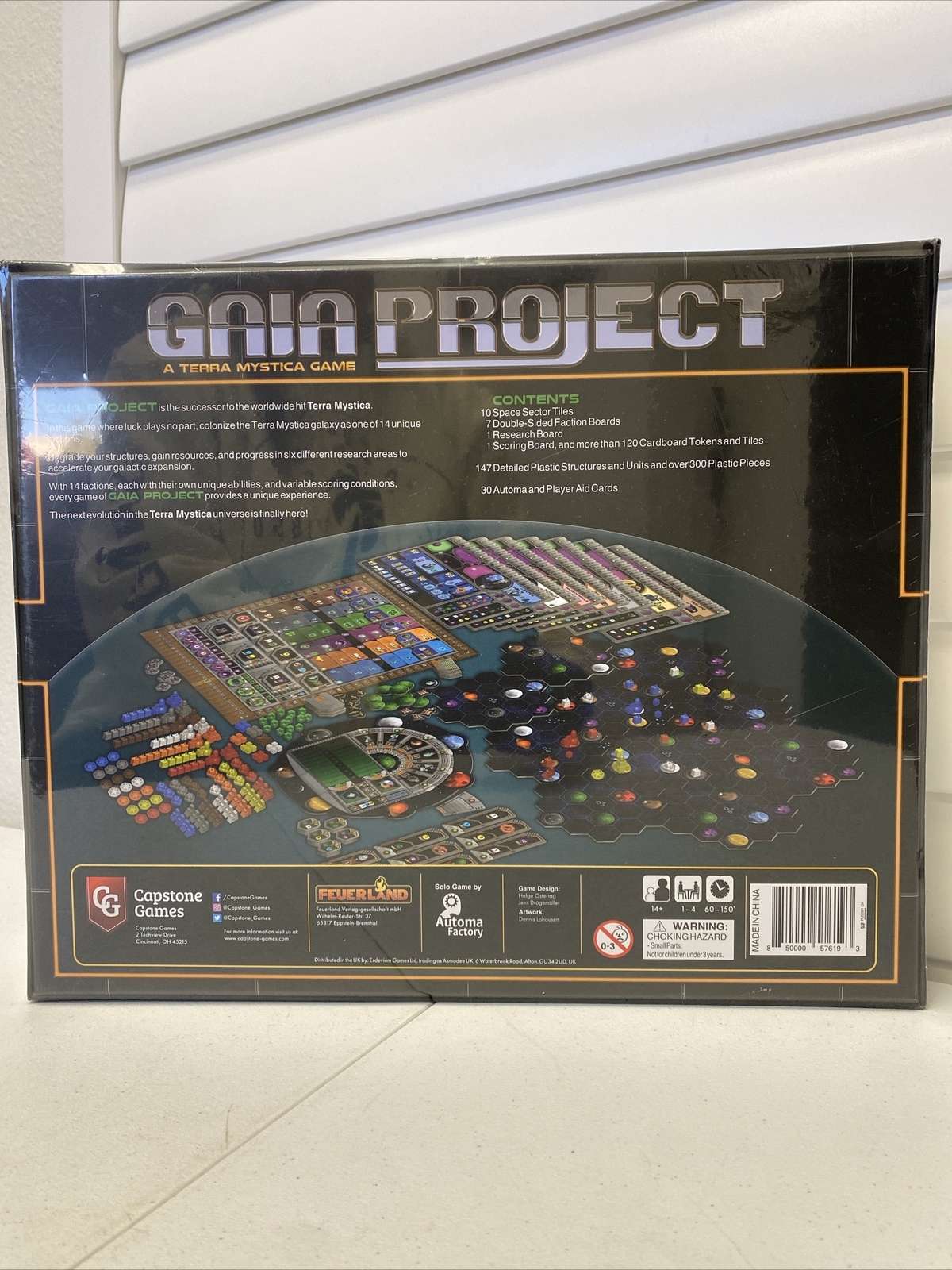 Gaia Project boardgame by Capstone Games NEW, SEALED!